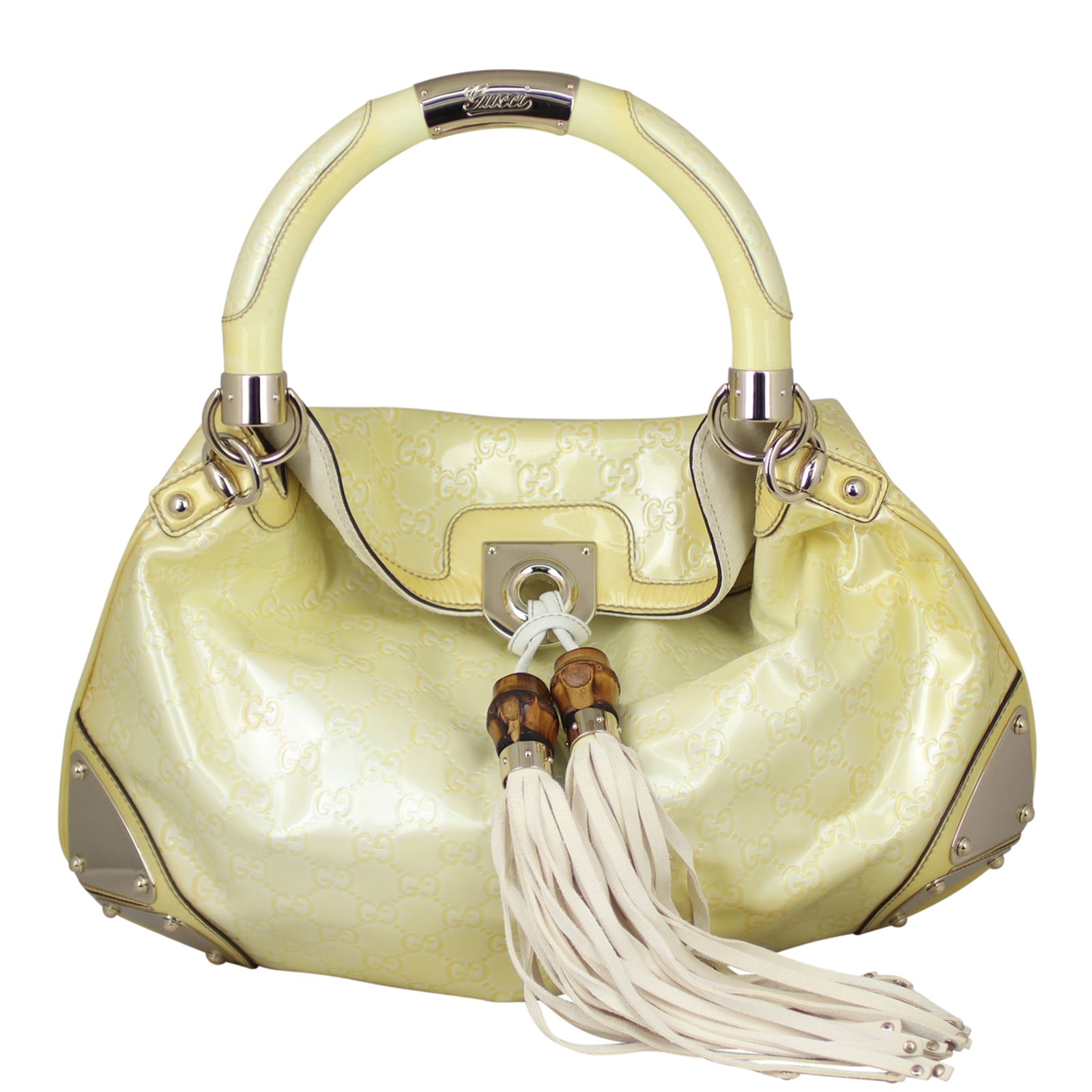 Gucci Indy Guccissima Patent Tote