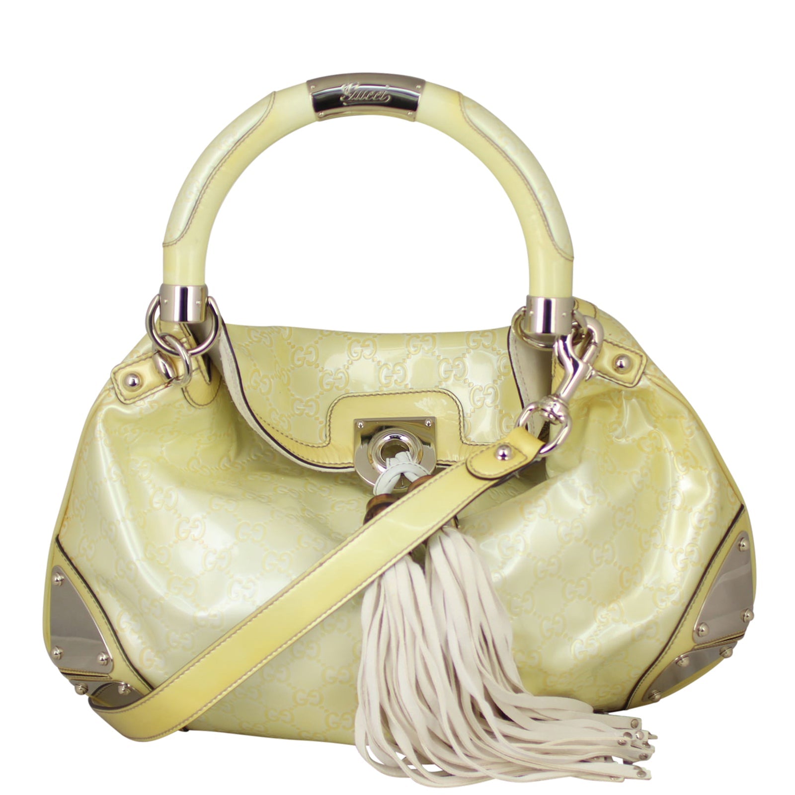 Gucci Indy Guccissima Patent Tote