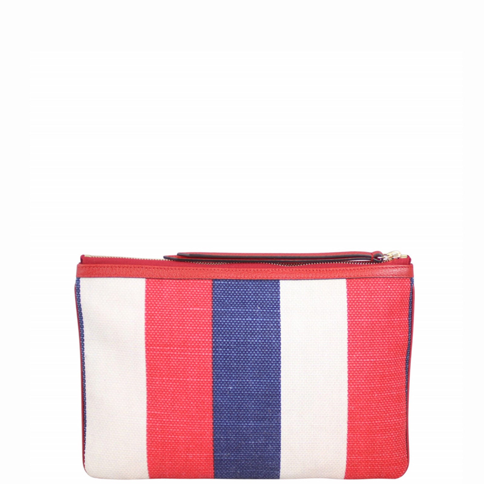 Gucci Linea Merida Striped Canvas Pouch