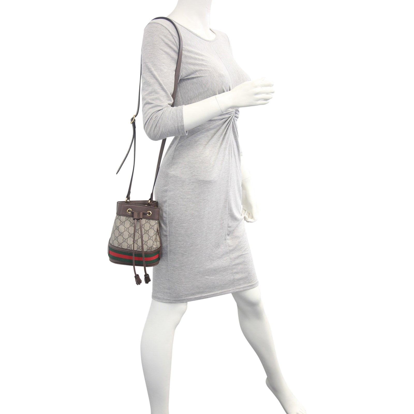 Gucci Ophidia Mini GG Bucket Bag