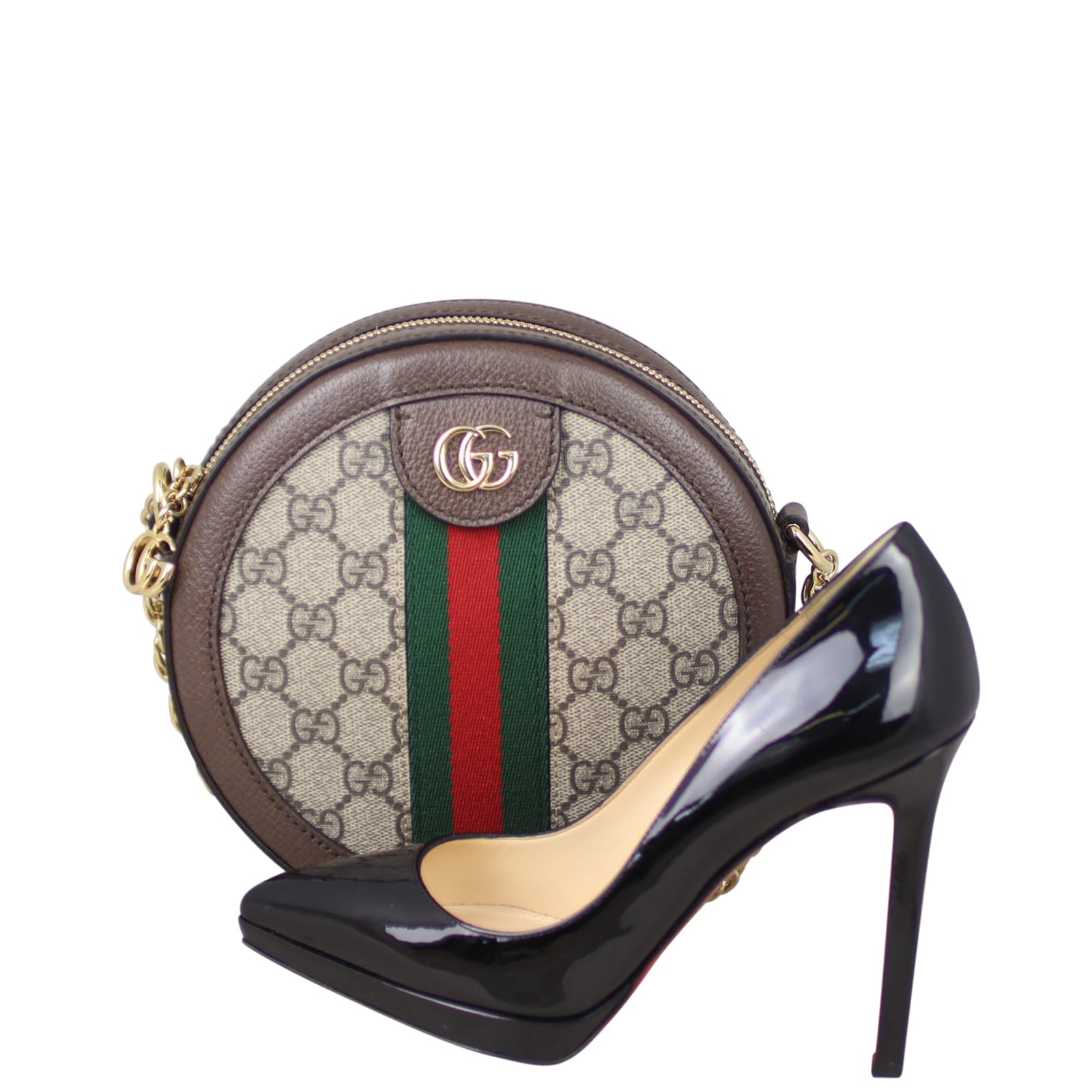 Gucci Ophidia Round Mini Shoulder Bag