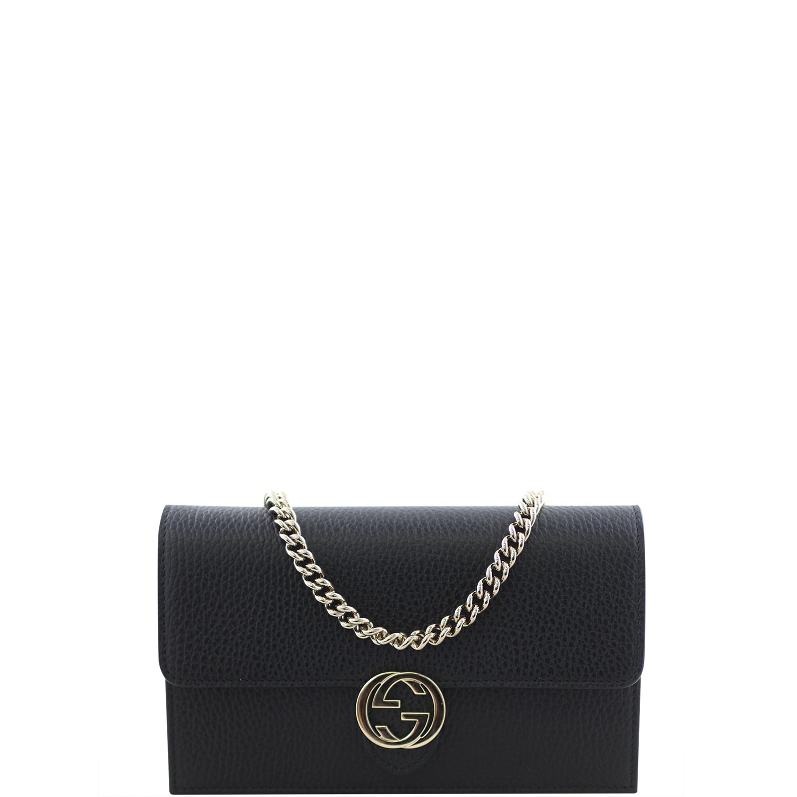 Gucci Piccola Pelleteria Donna Interlocking G Chain Bag