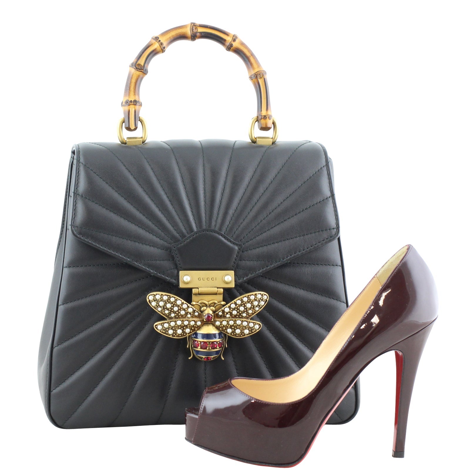 Gucci Queen Margaret Quilted Leather Backpack