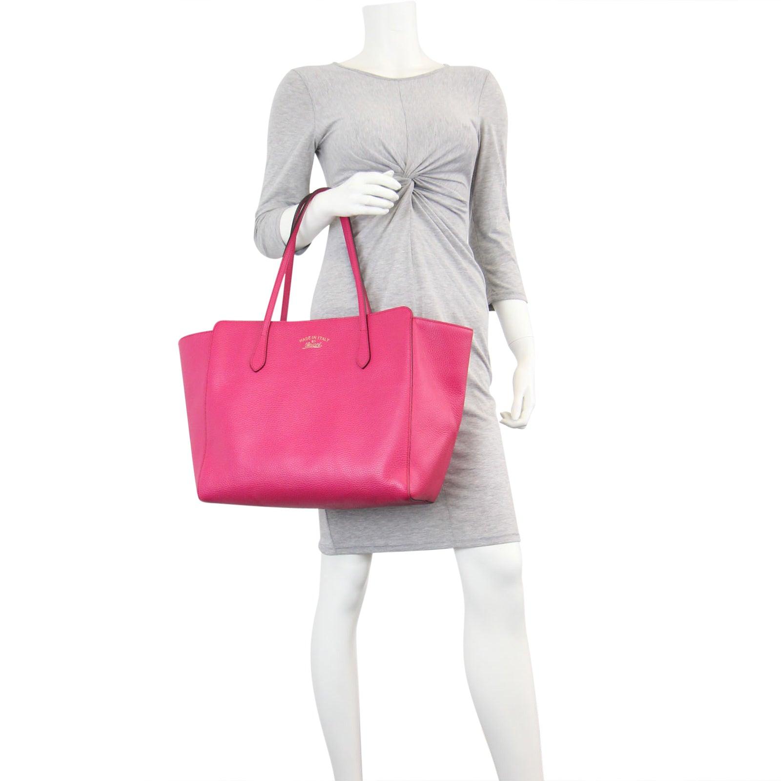 Gucci Swing Medium Leather Tote