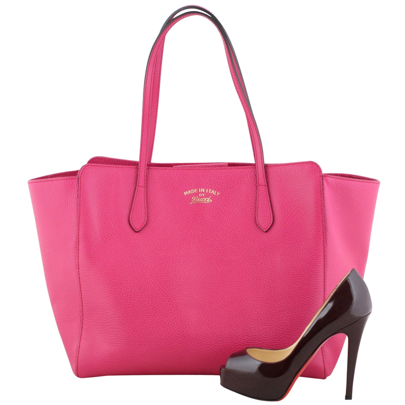 Gucci Swing Medium Leather Tote