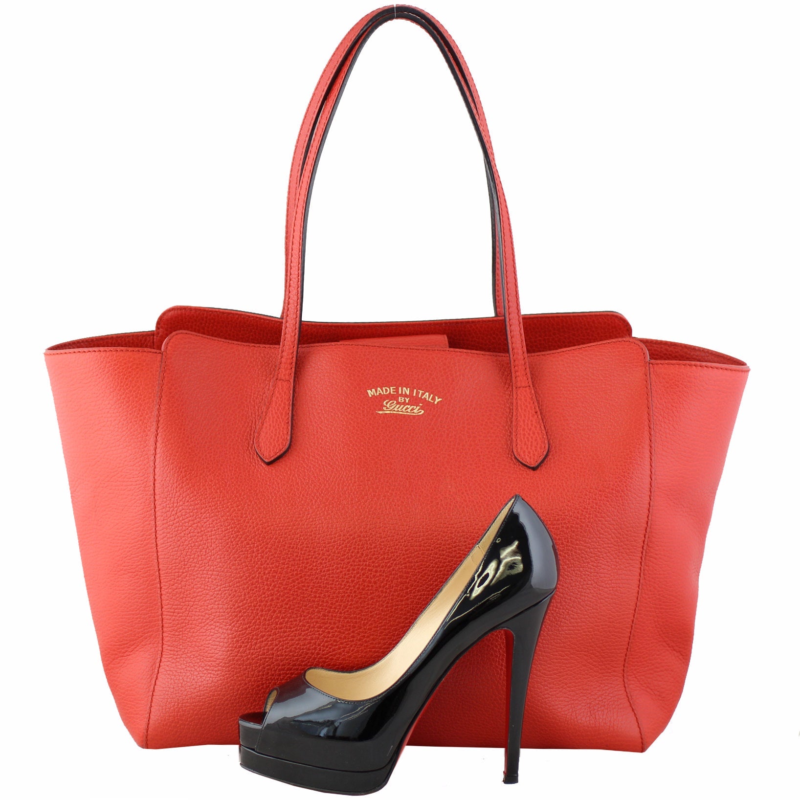 Gucci Swing Medium Leather Tote