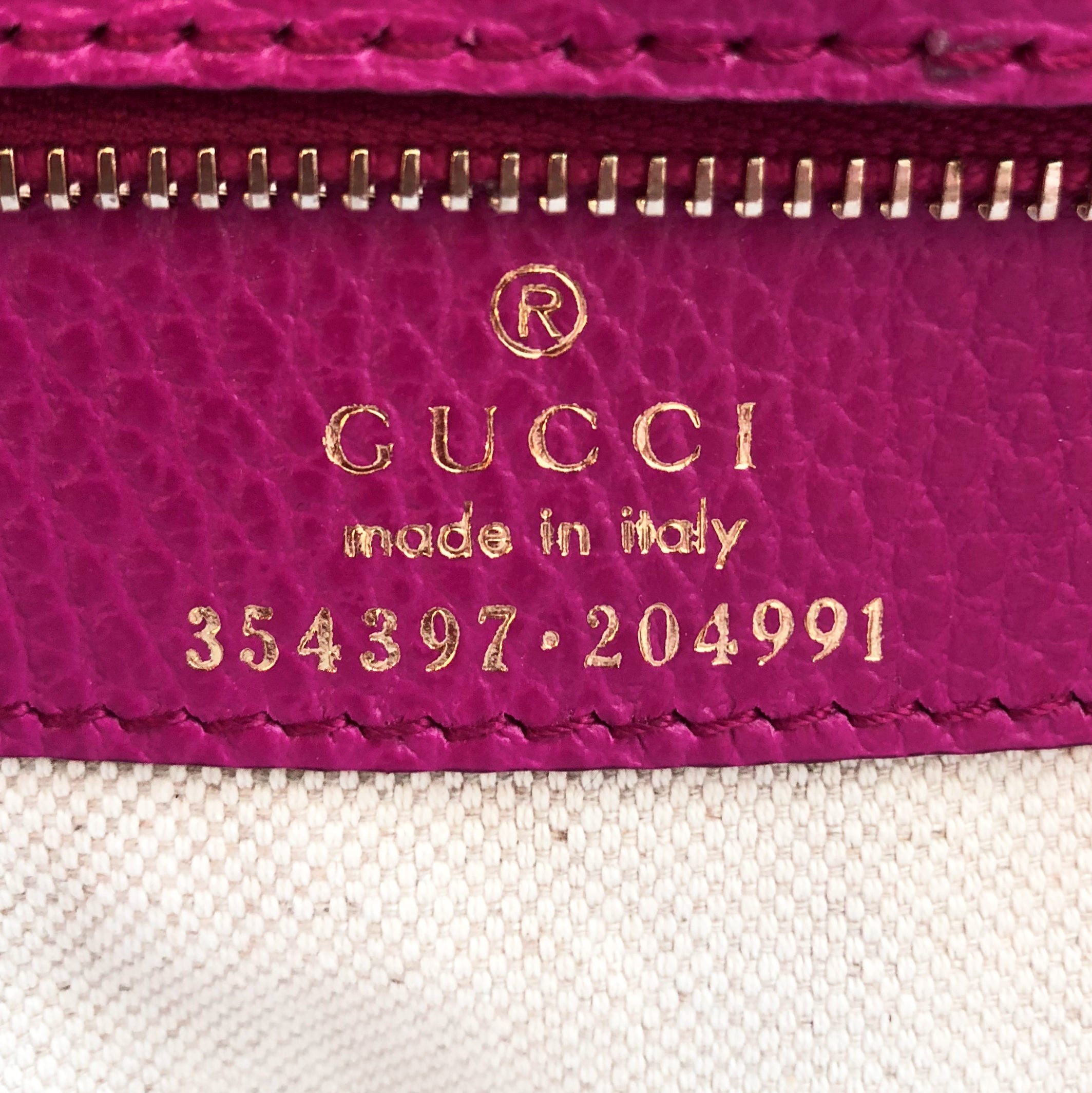 Gucci Swing Medium Leather Tote