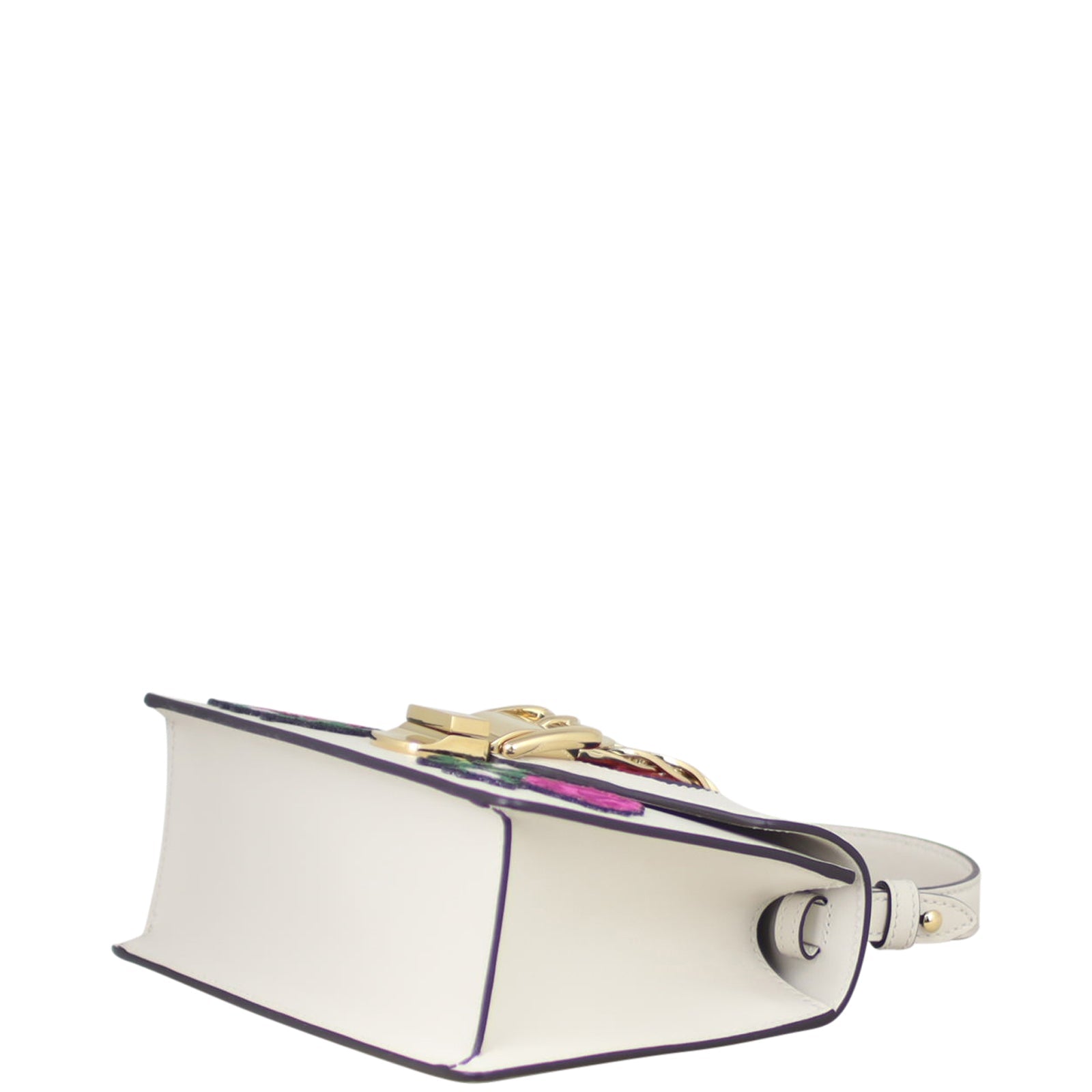 Gucci Sylvie Embroidered Top Handle Mini Bag