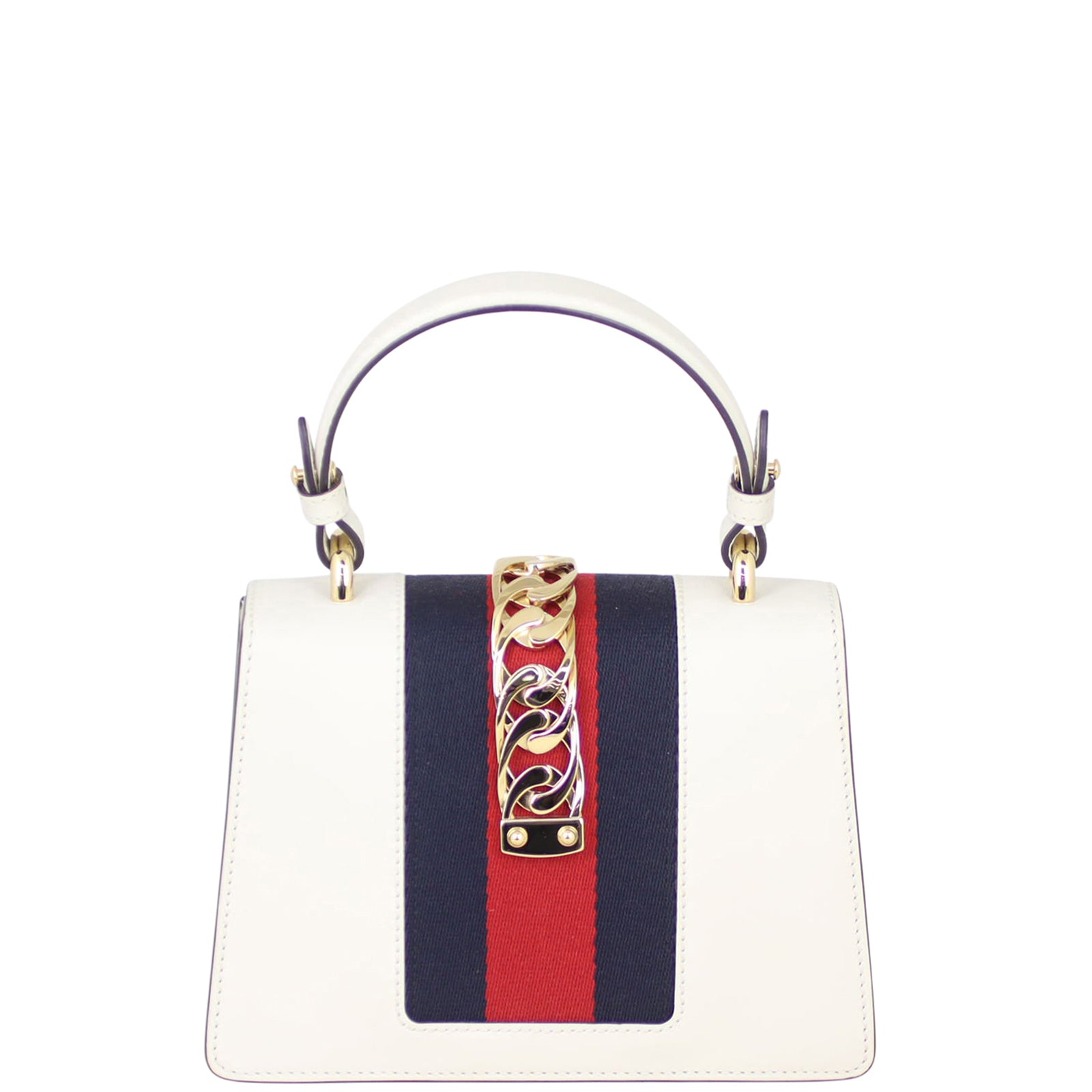 Gucci Sylvie Embroidered Top Handle Mini Bag