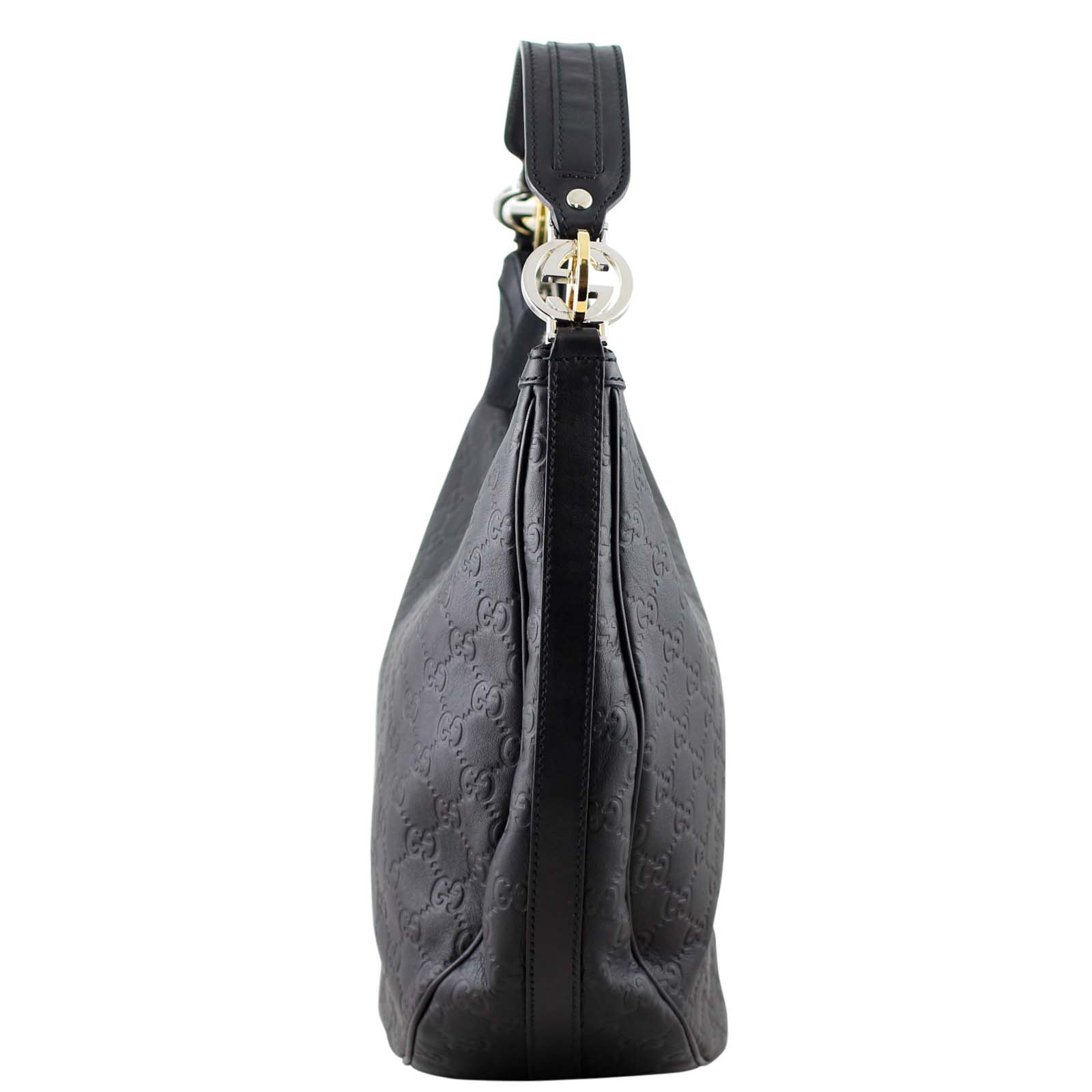 Gucci Guccissima GG Twins Hobo