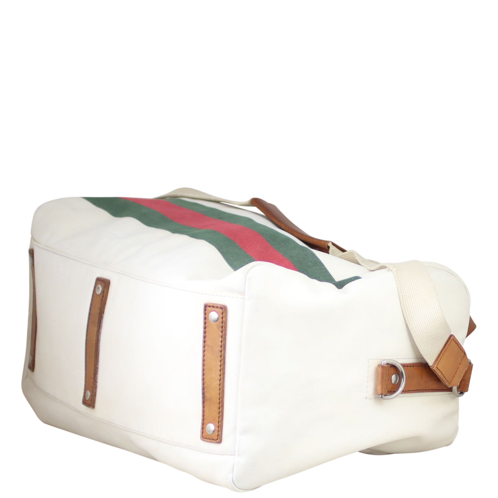 Gucci Vintage Canvas Duffle Bag