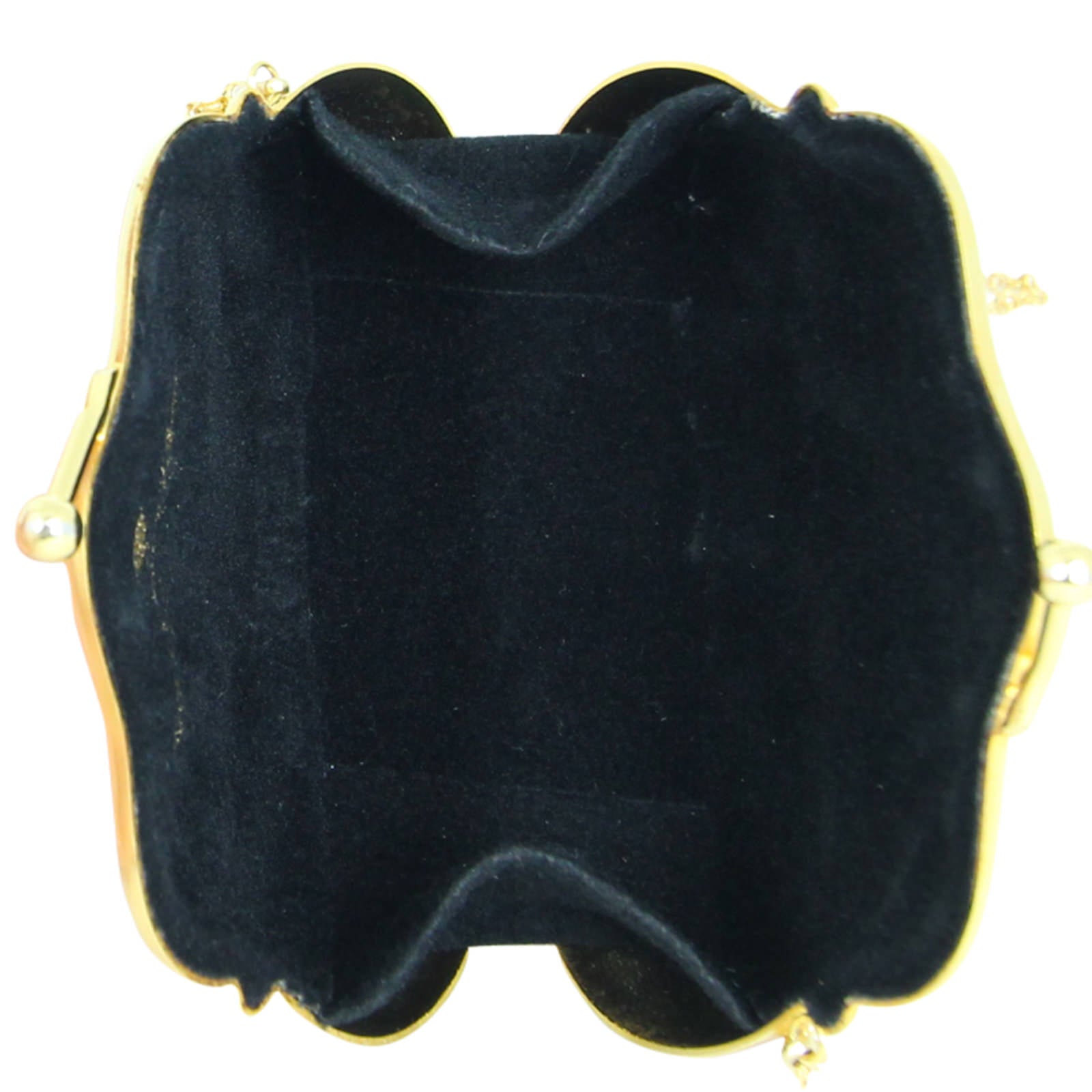 Gucci Vintage GG Monogram Kisslock Minaudiere