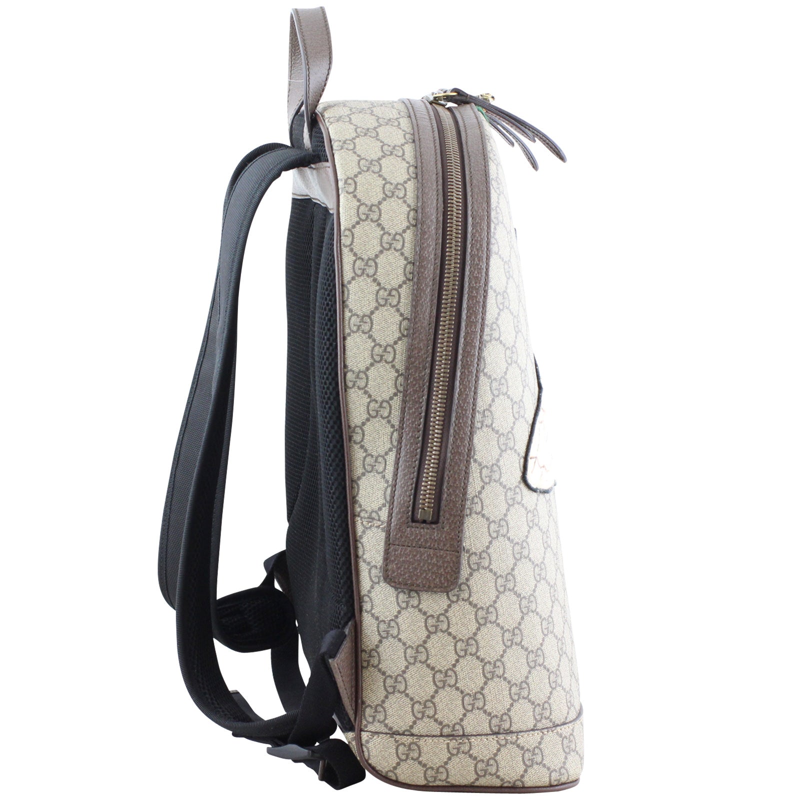 Gucci Web Animalier Backpack with Bee