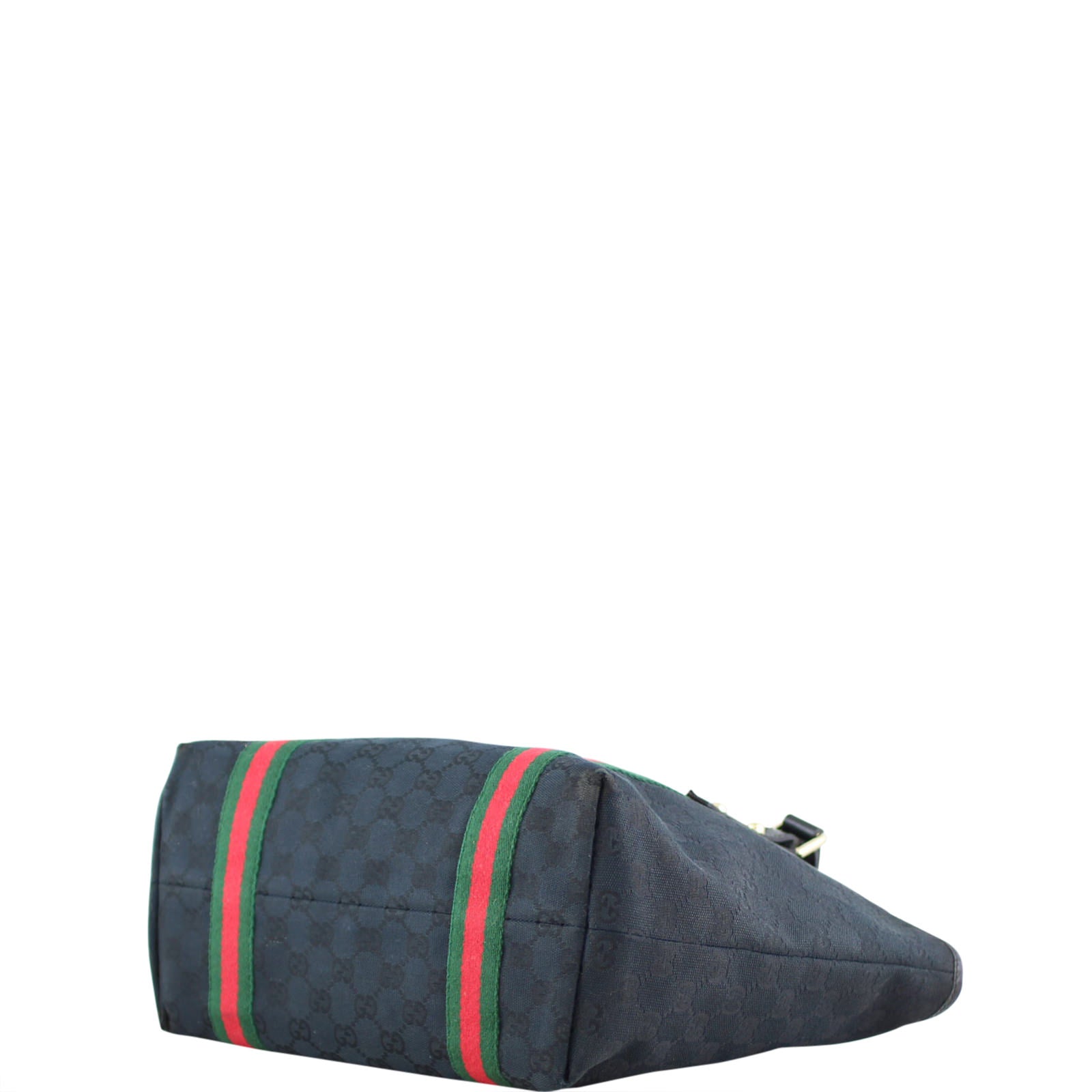 Gucci GG Web Sherry Line Shoulder Tote