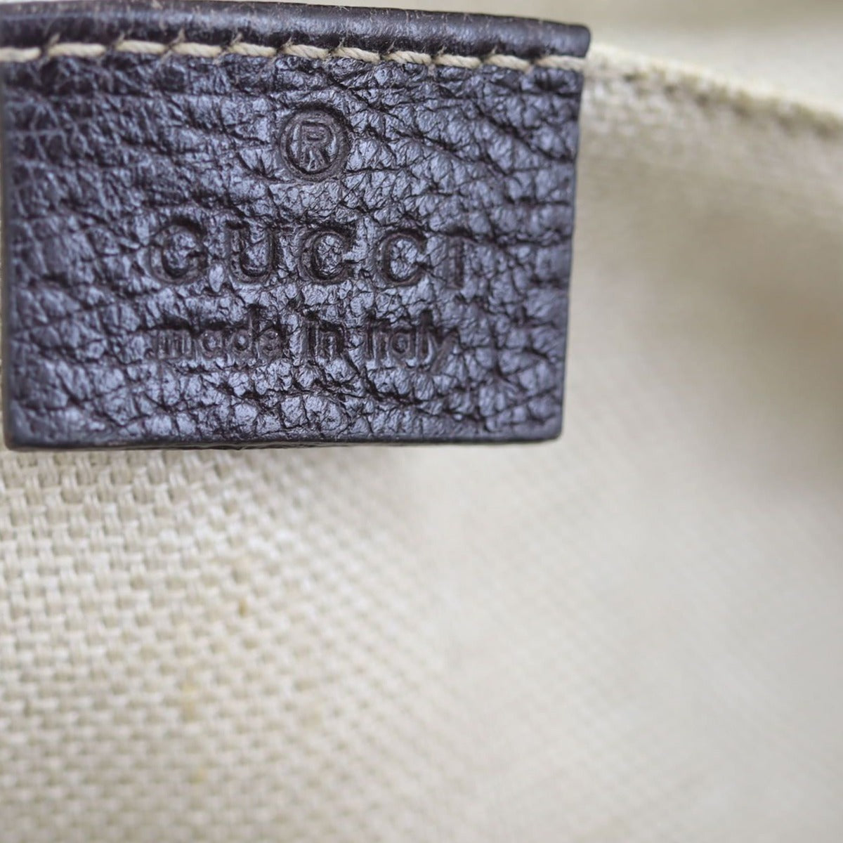 Gucci GG Canvas Webby Bee Crossbody Bag