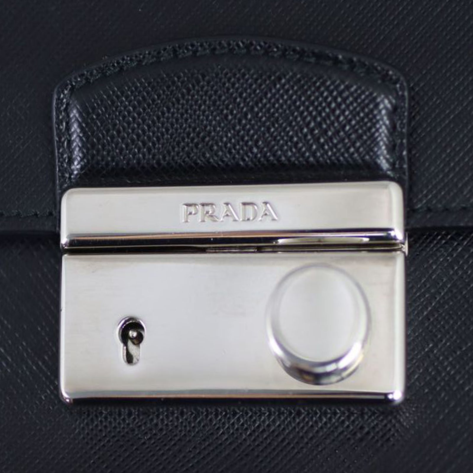 Prada Saffiano Lux Sound Crossbody Bag