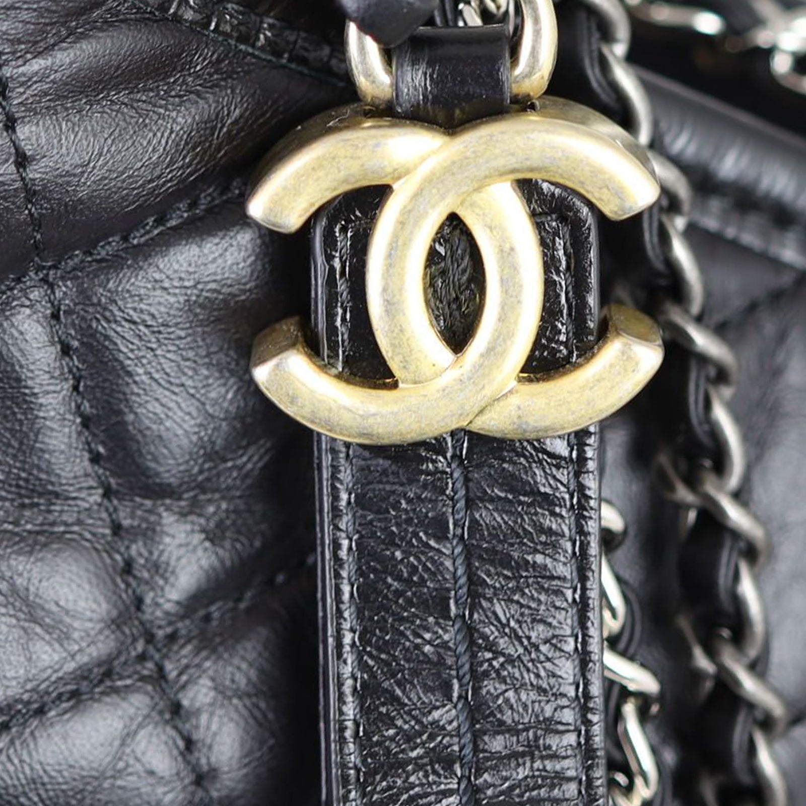 Chanel Gabrielle Quilted Hobo Small