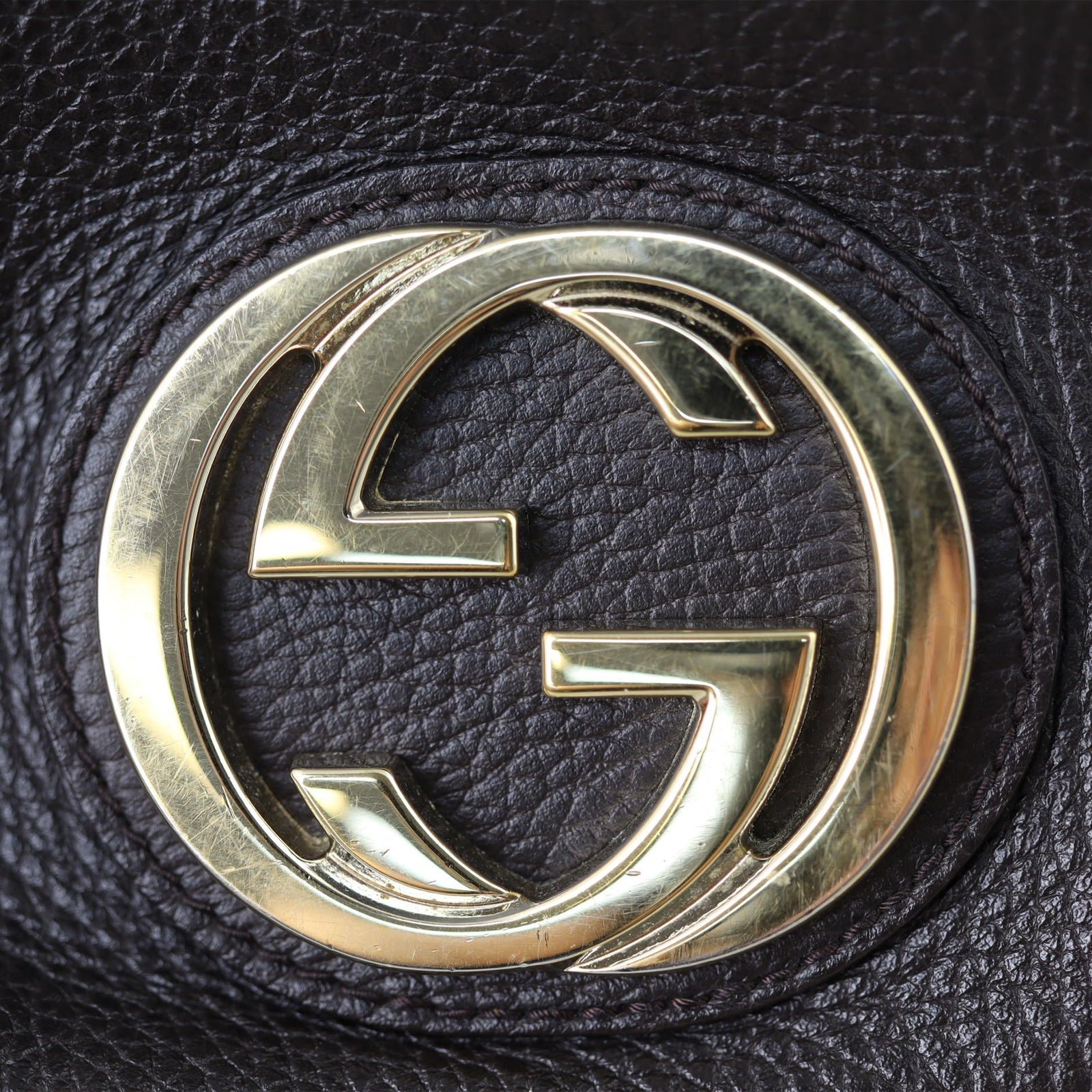 Gucci Interlocking G Leather Tote