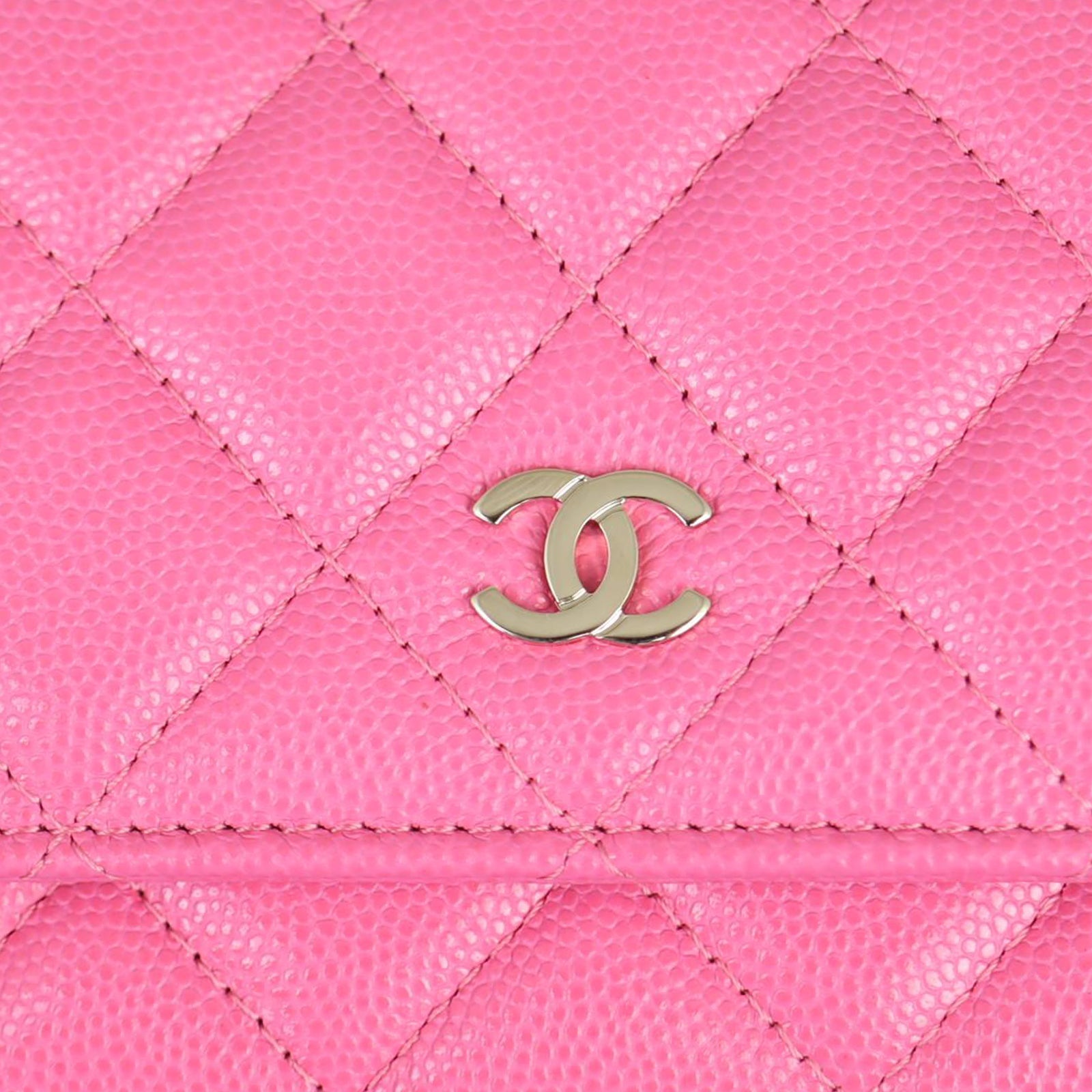Chanel Classic Wallet on Chain | Candy Pink