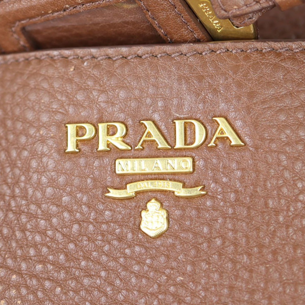 Prada Vitello Daino Shopping Tote