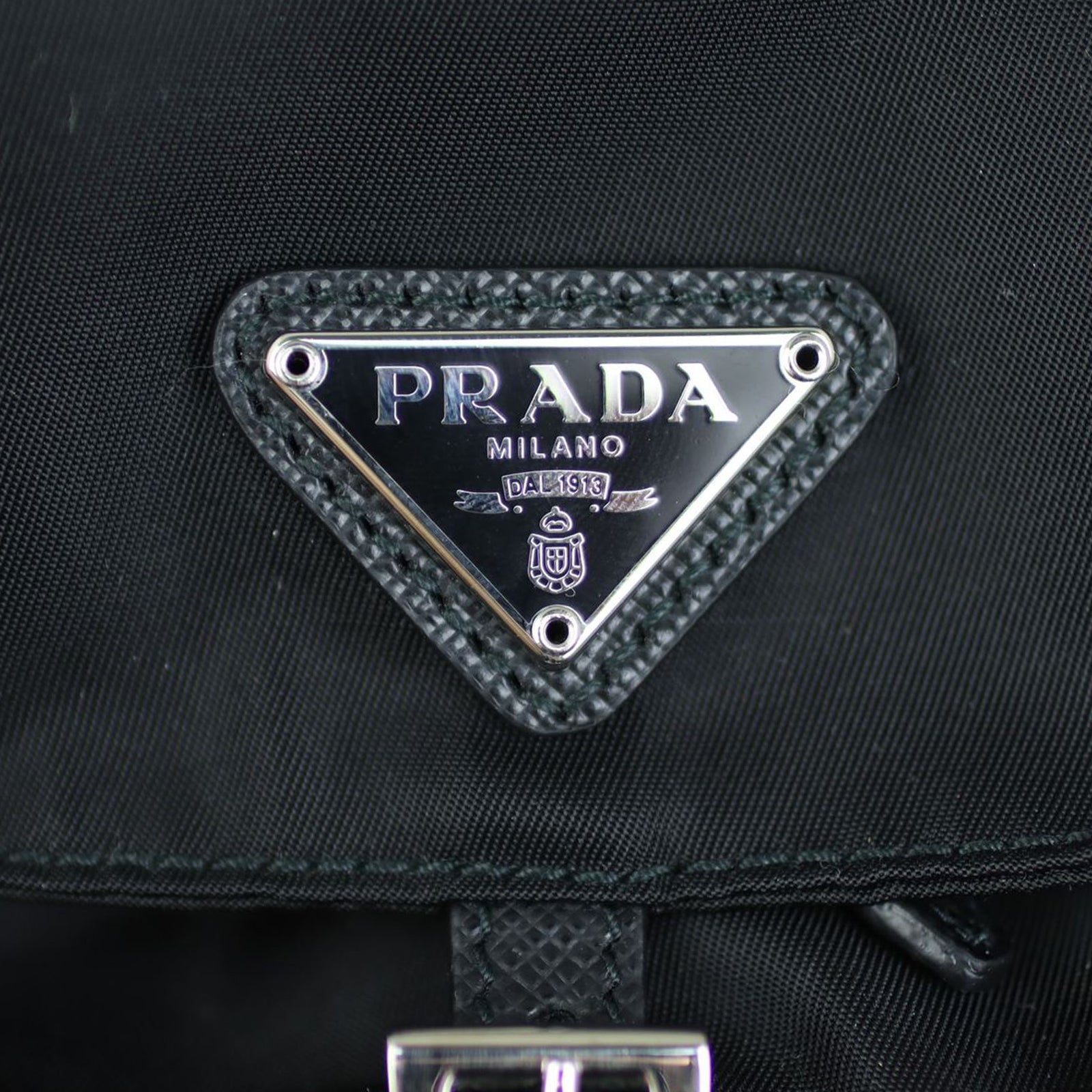 Prada Mini Tessuto Drawstring Convertible Backpack