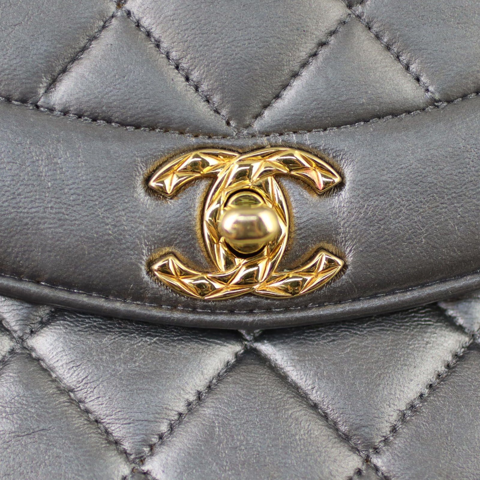 Chanel Vintage Quilted Camera Bag