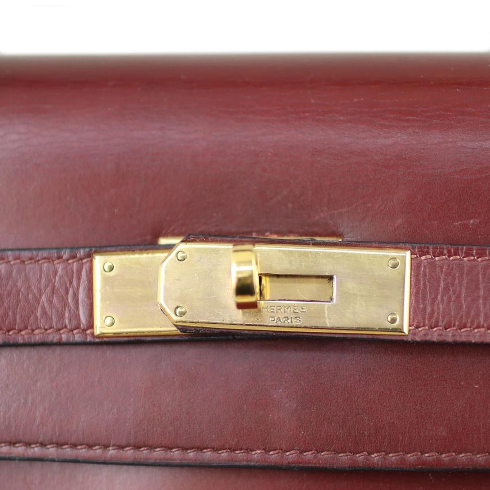Hermes Kelly 32 Sellier Boxcalf