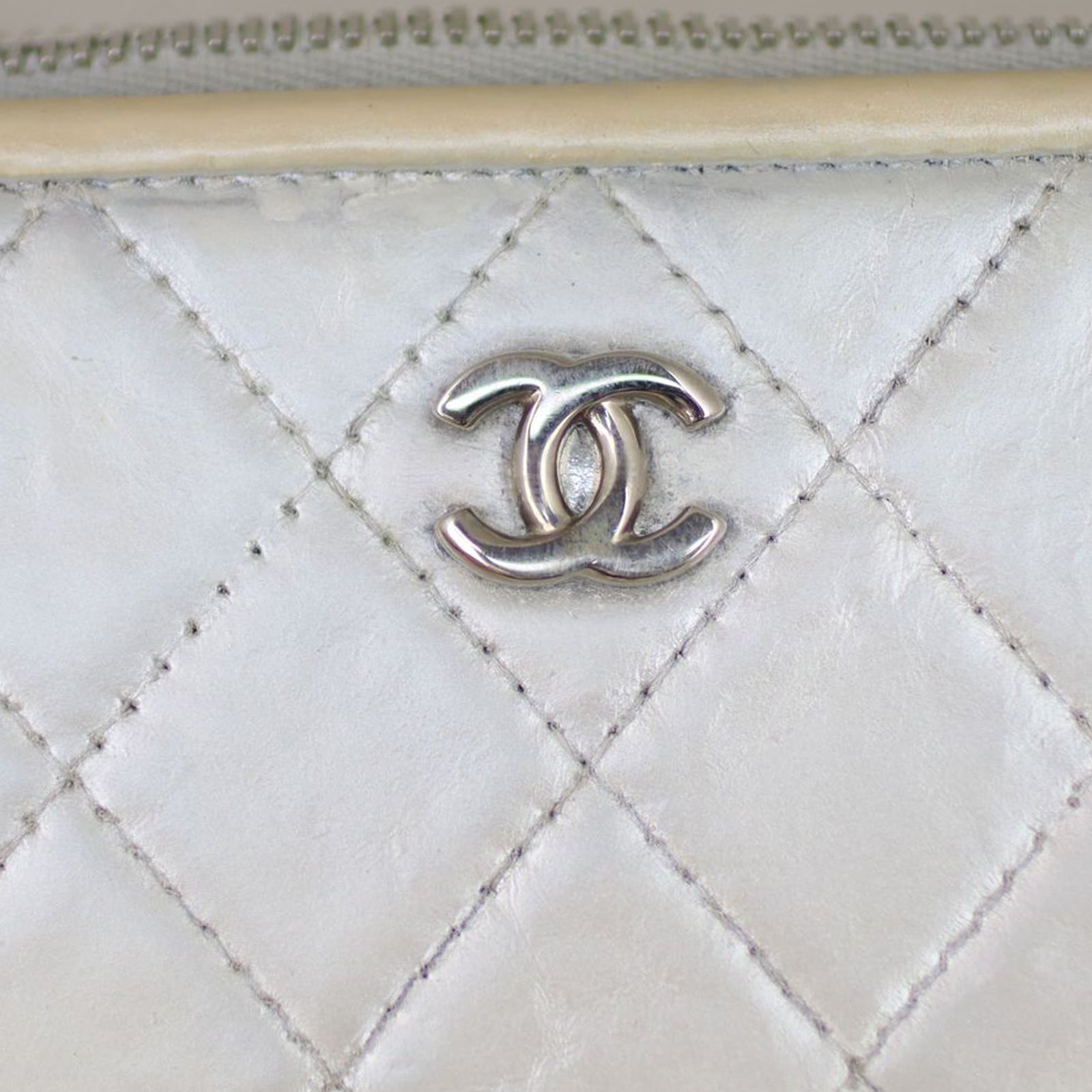 Chanel Metallic Bicolore Long Wallet