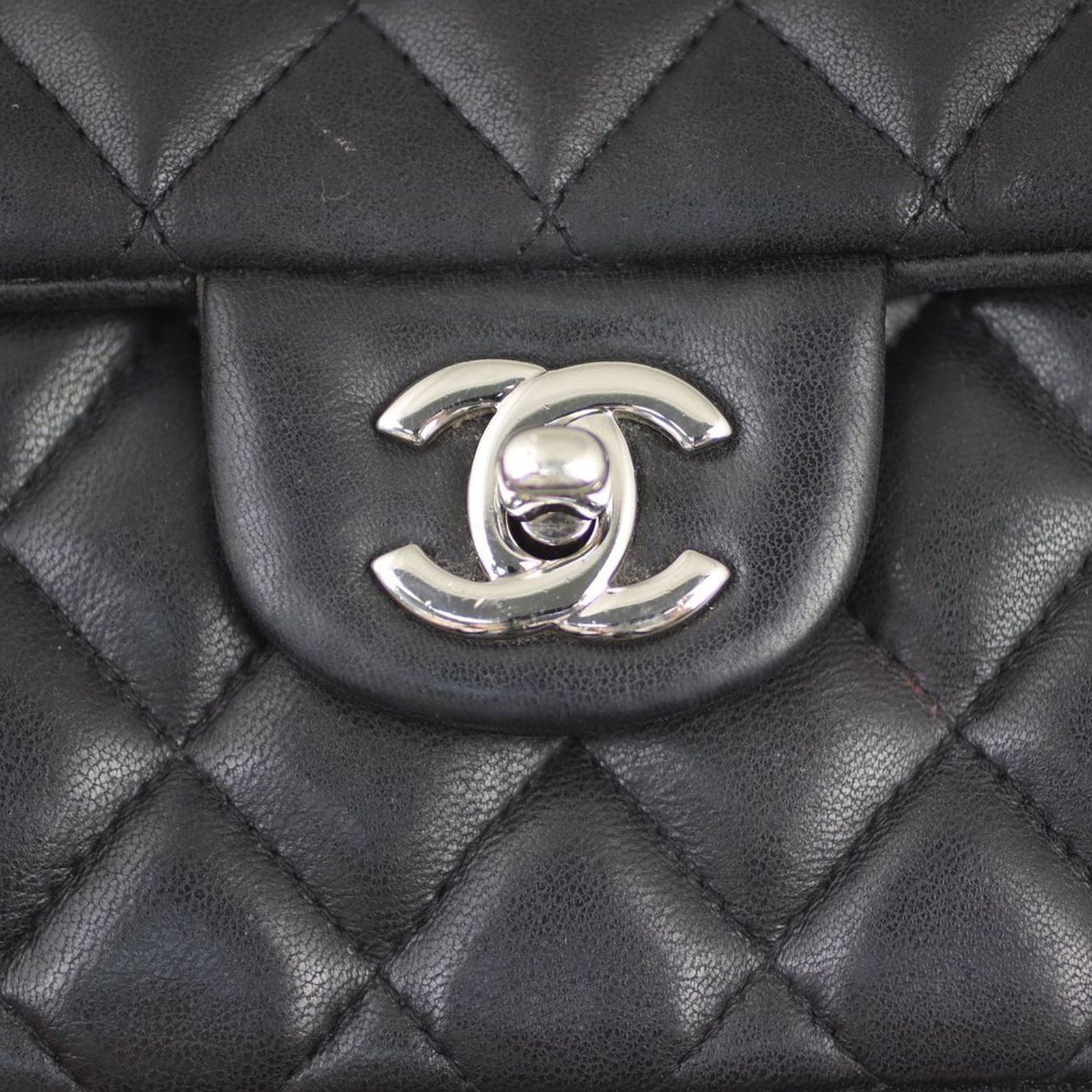 Chanel East West Flap Bag | Black