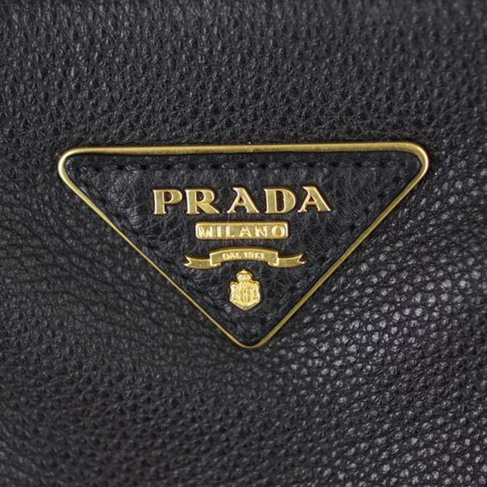 Prada Vitello Grain Top Handle Tote