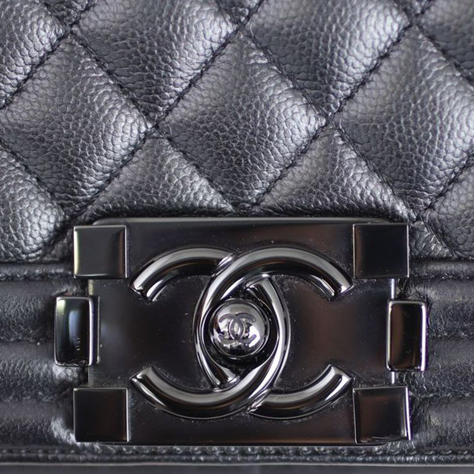 Chanel Boy Old Medium | Black Hardware