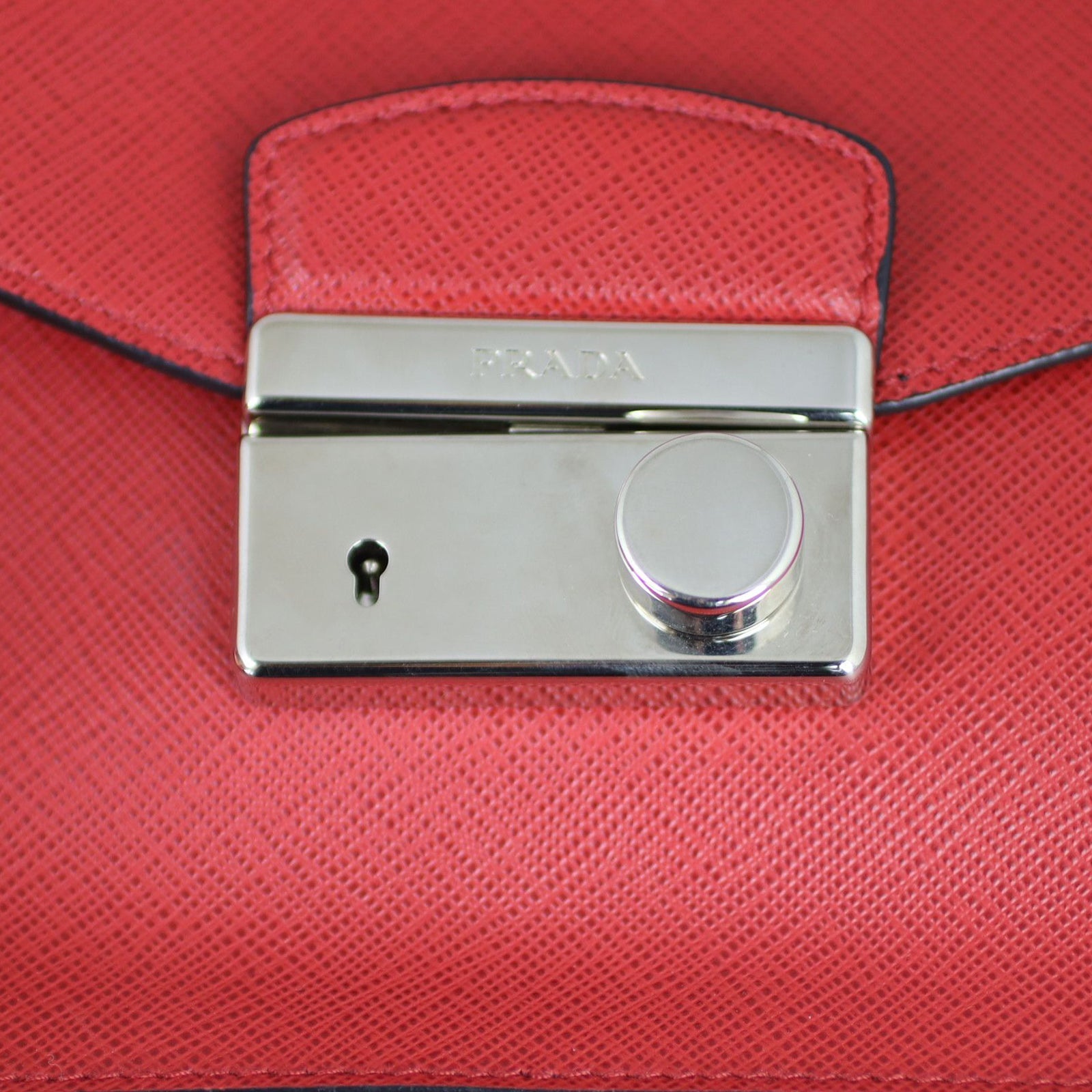 Prada Saffiano Lux Sound Crossbody Bag