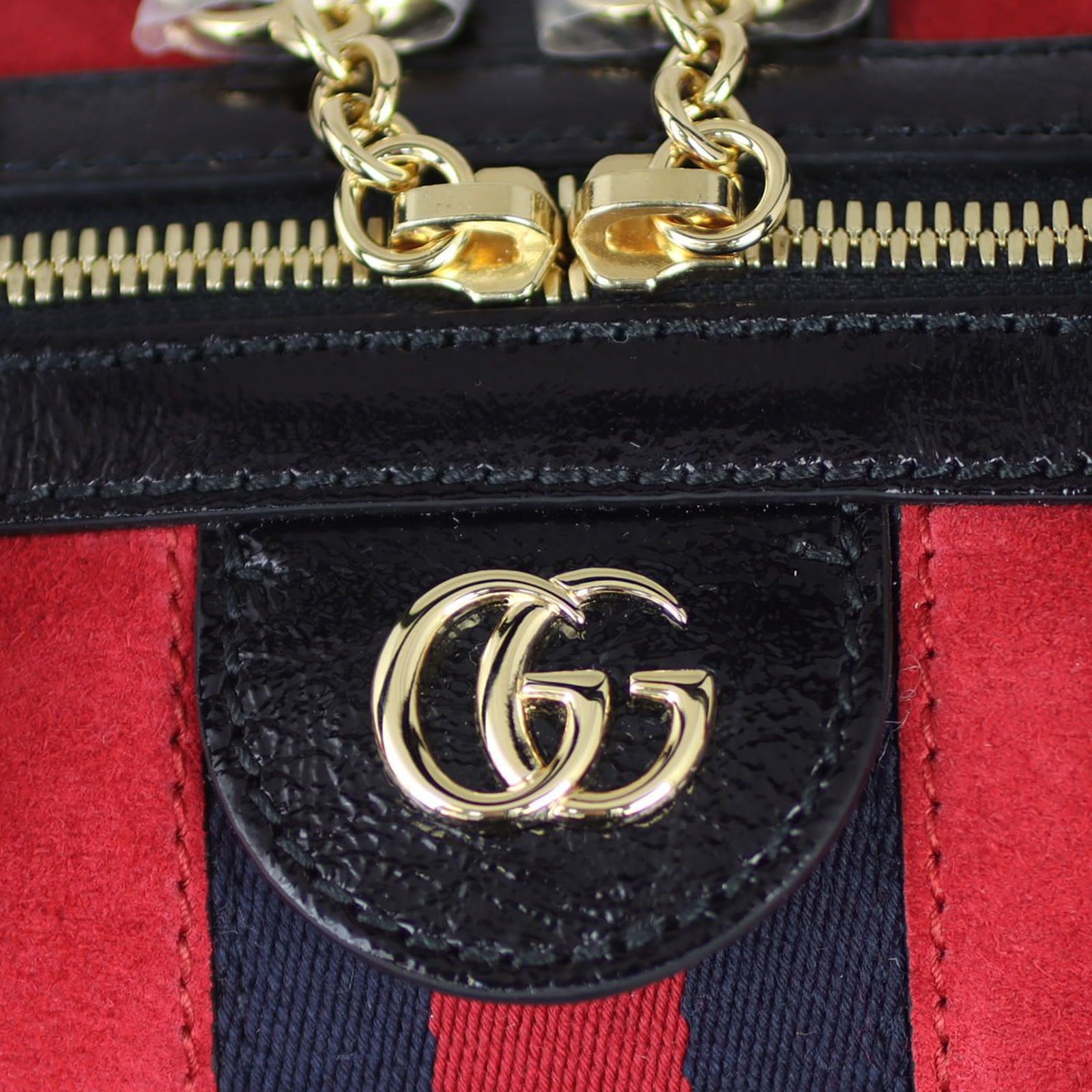 Gucci Ophidia Suede Boston Bag