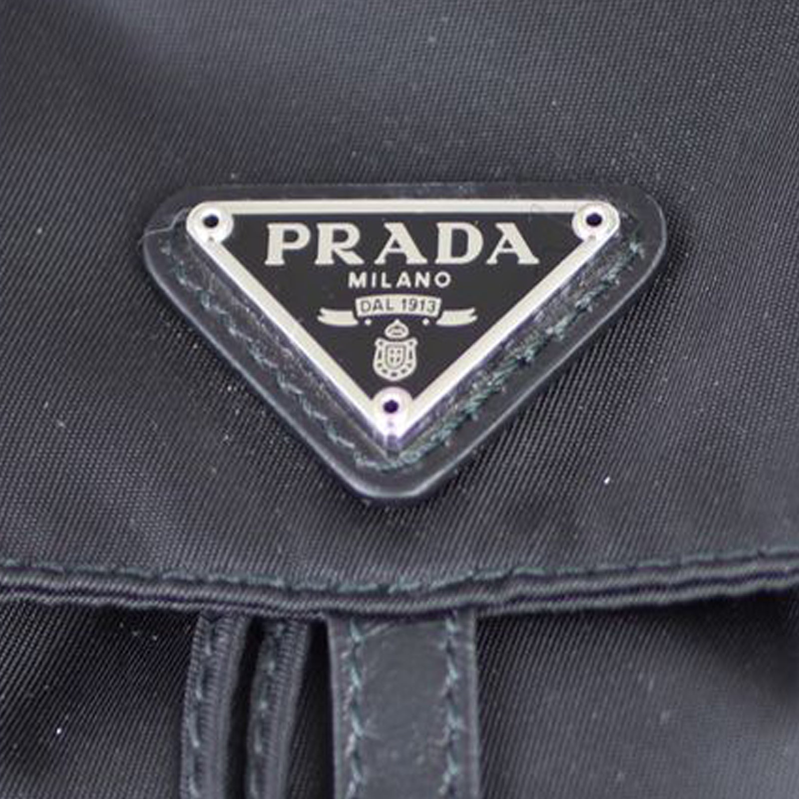 Prada Tessuto Vela Mini Backpack Chain Bag
