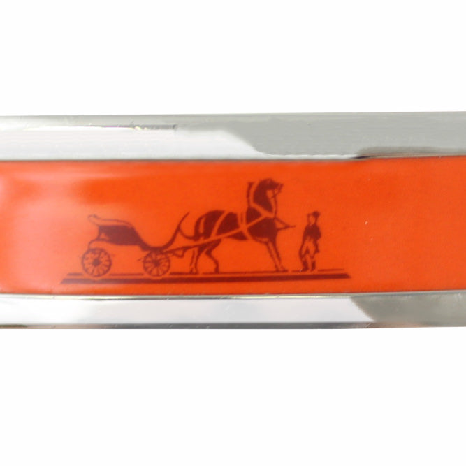 Hermes Caleche Narrow Bangle 65