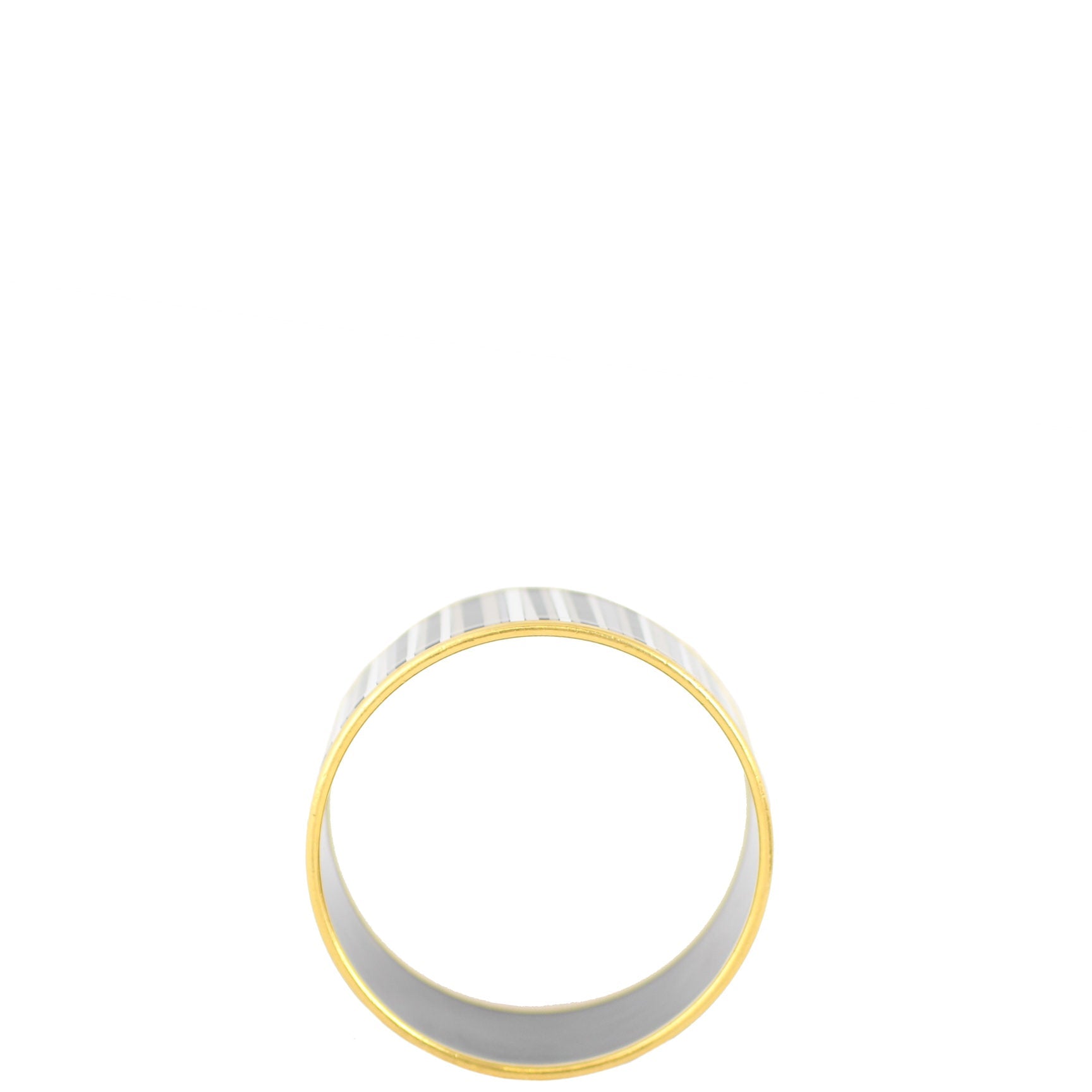 Hermes Extra Wide Carioca Stripes Bangle