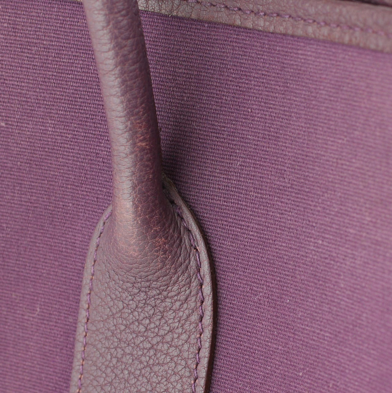 Hermes Garden Party 36 Bag Officier Canvas