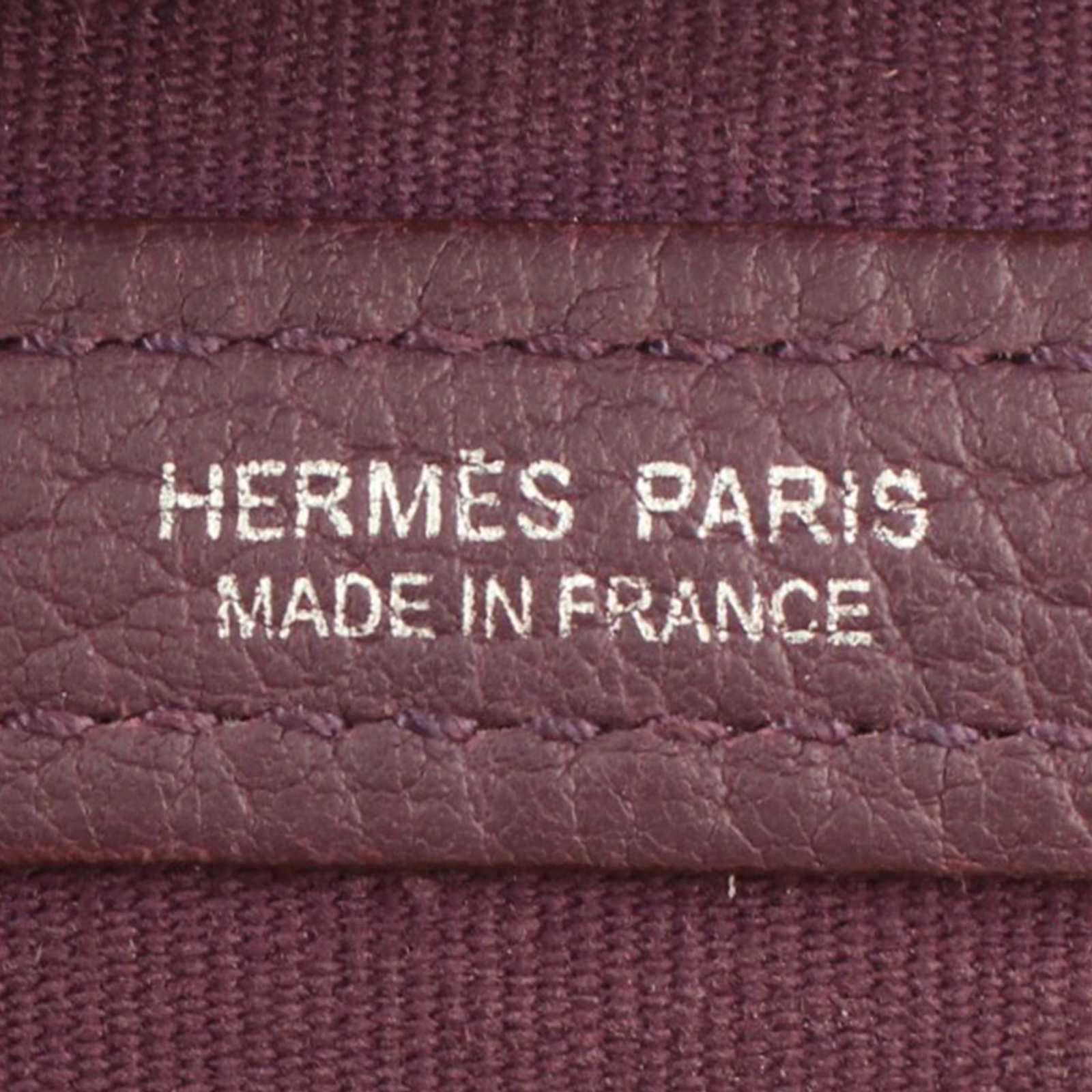 Hermes Garden Party 36 Bag Officier Canvas