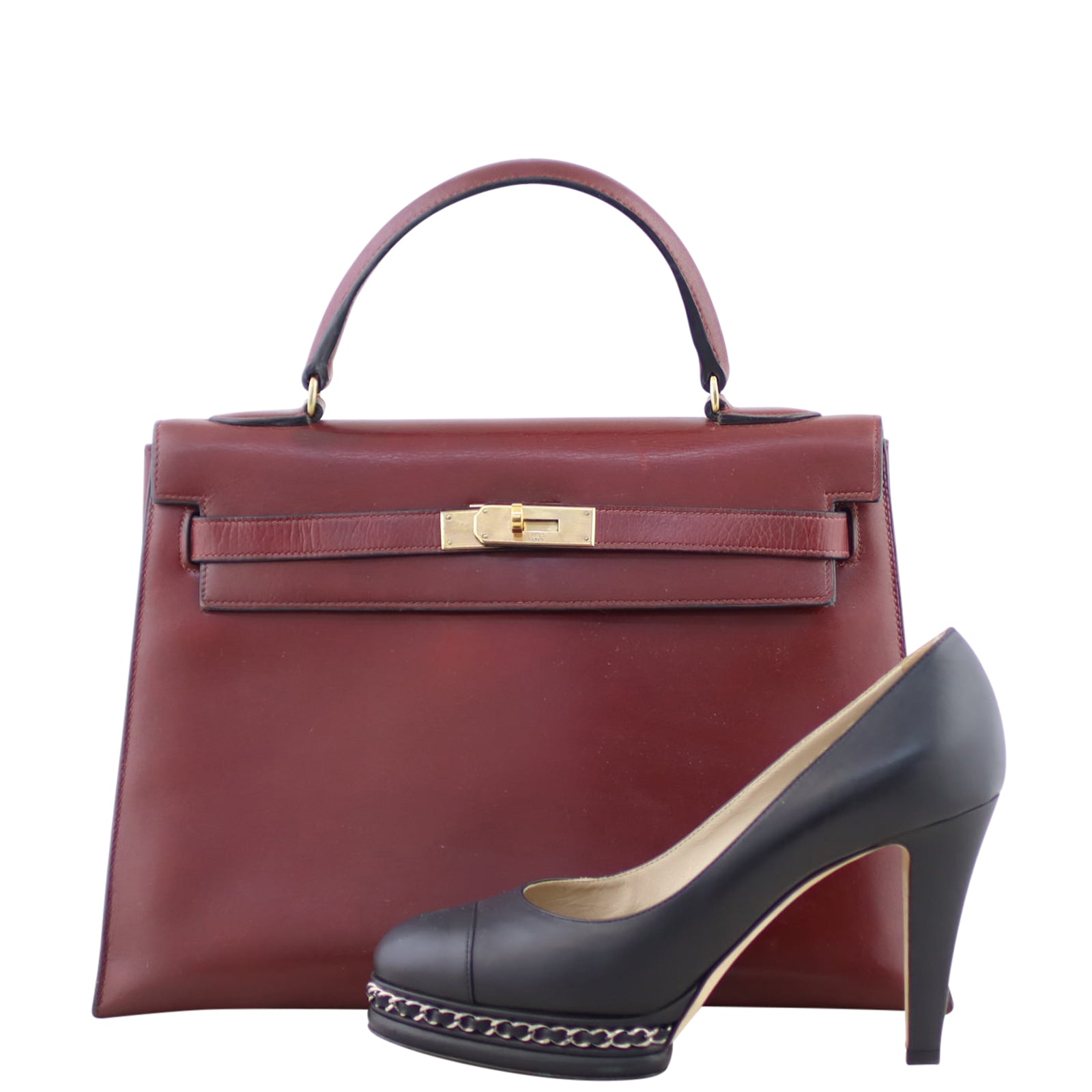 Hermes Kelly 32 Sellier Boxcalf
