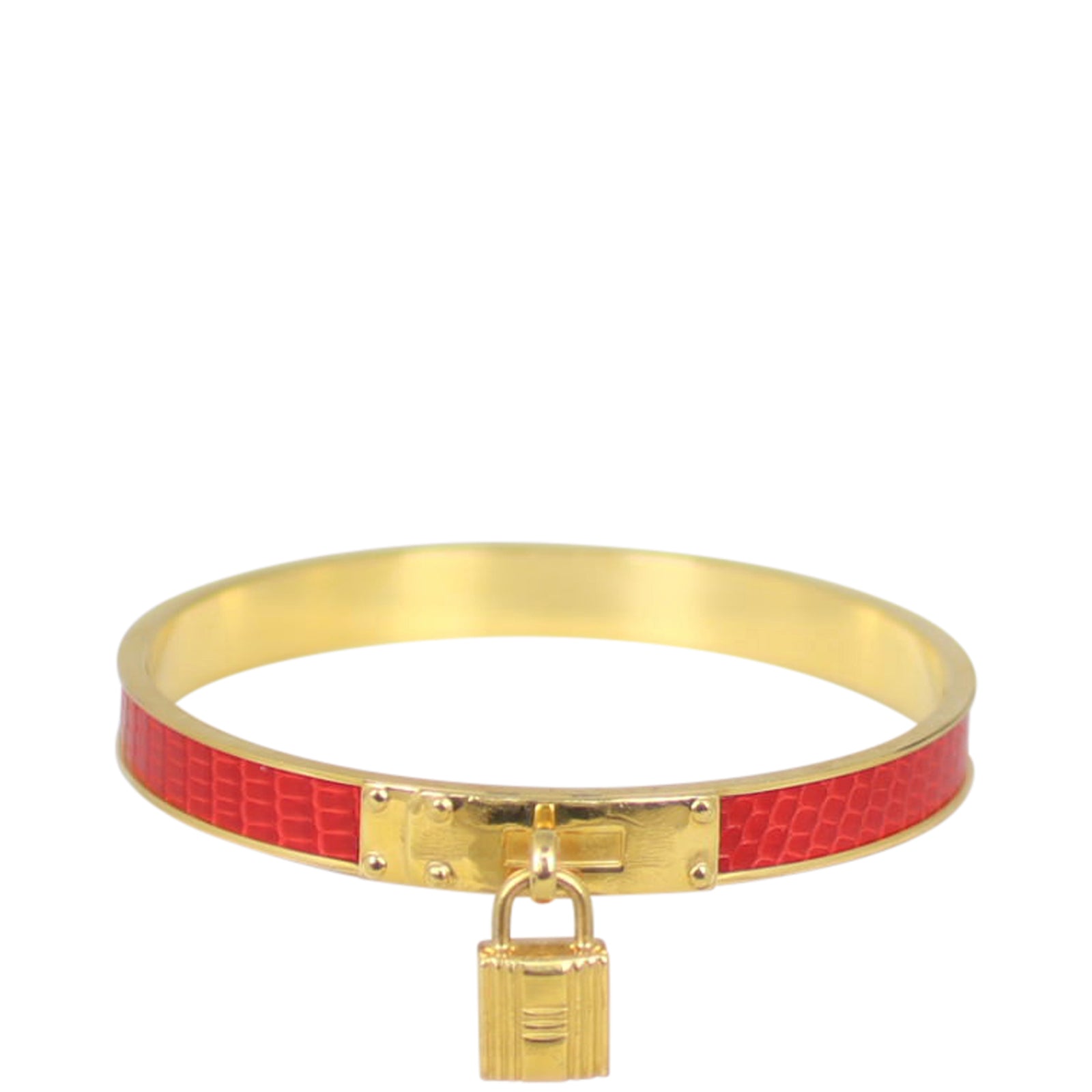 Hermes Kelly Lock Cadena Charm Bracelet