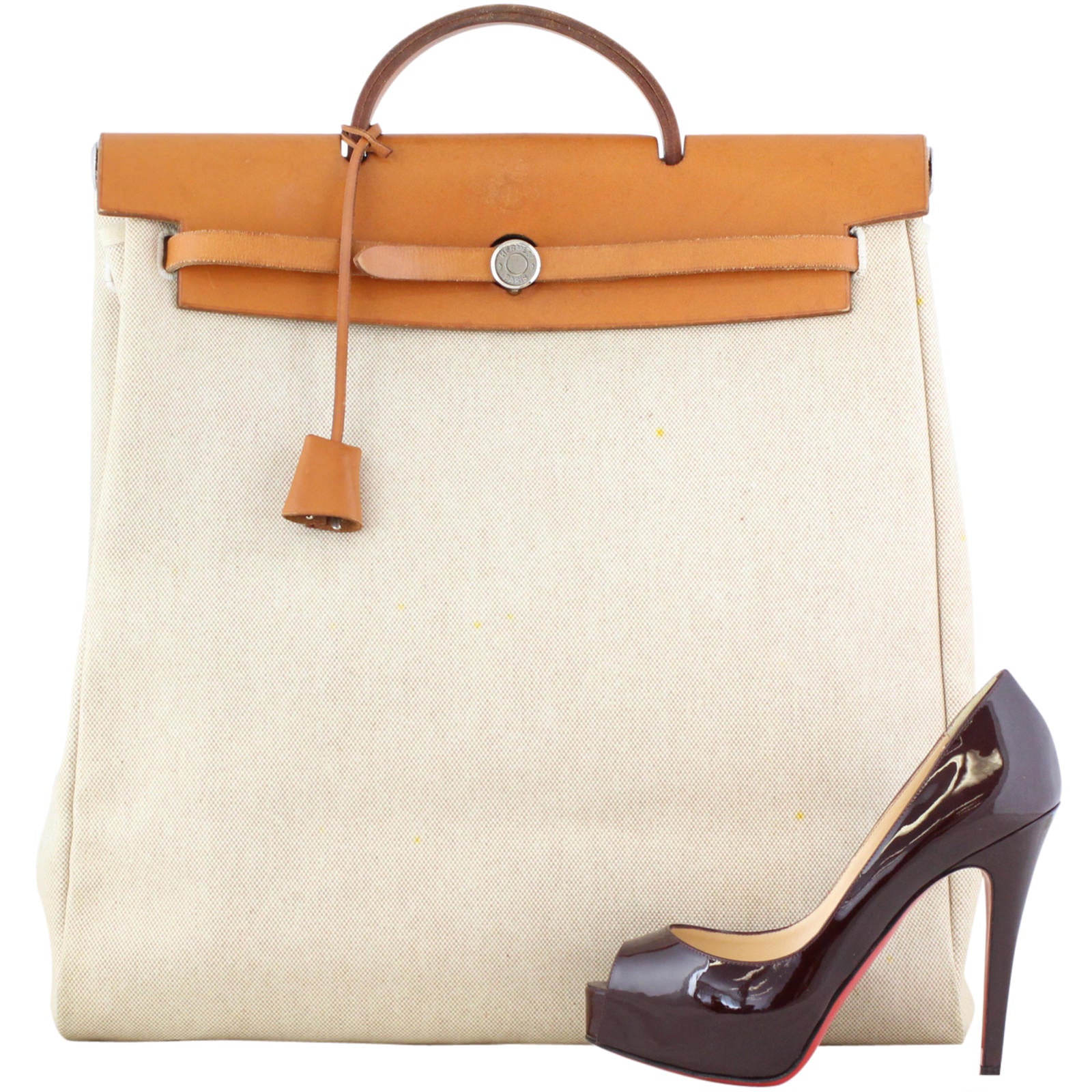 Hermes Toile Herbag 40 Tall
