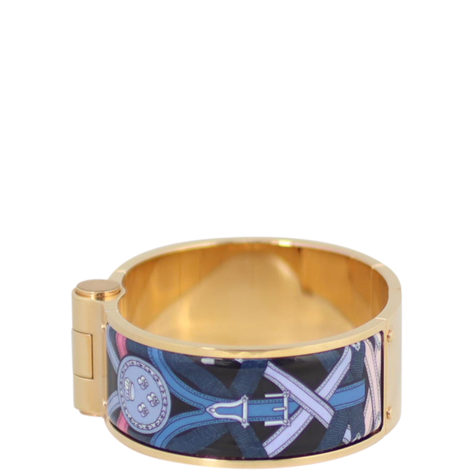 Hermes Wide Enamel Bracelet