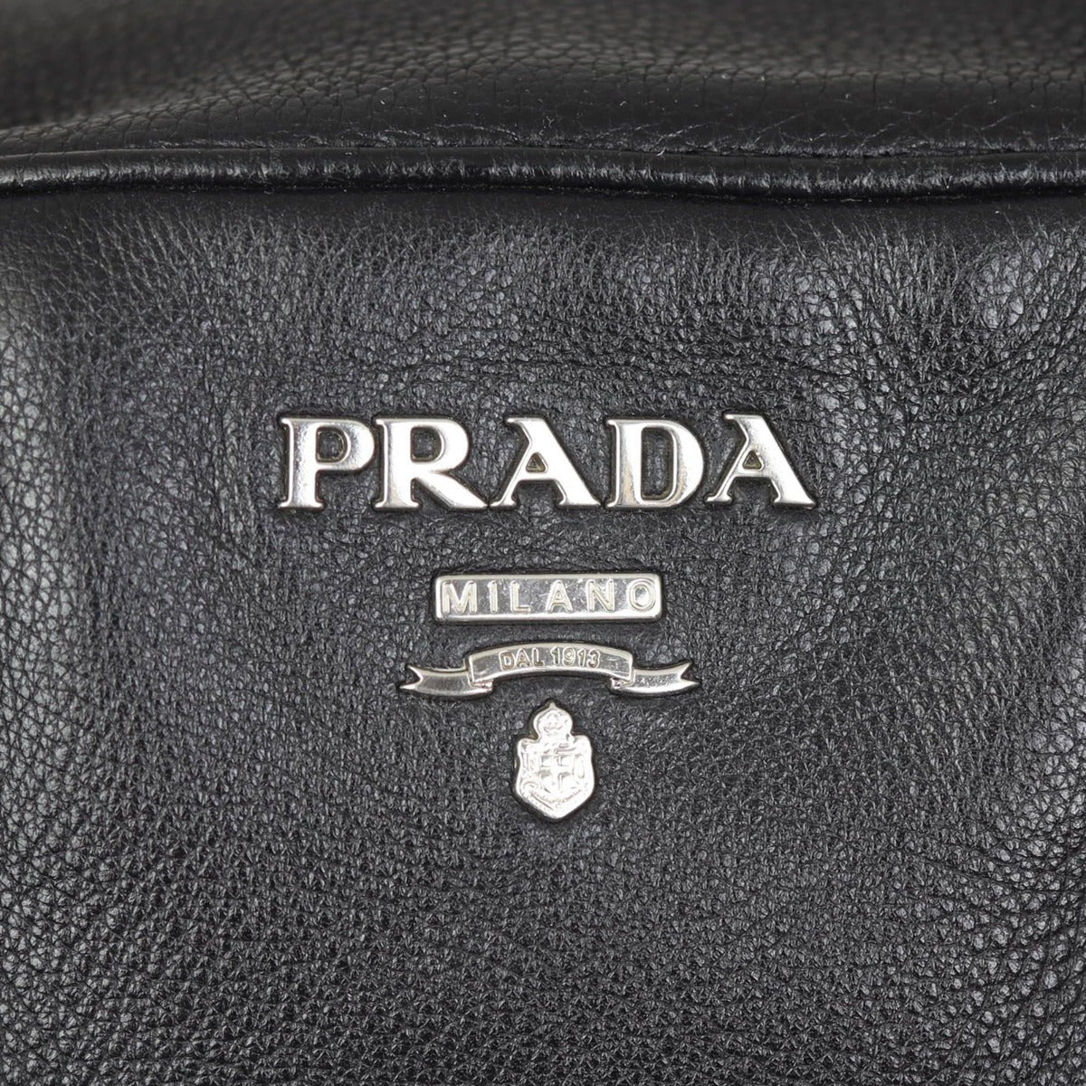 Prada Braided Handle Bauletto Bag