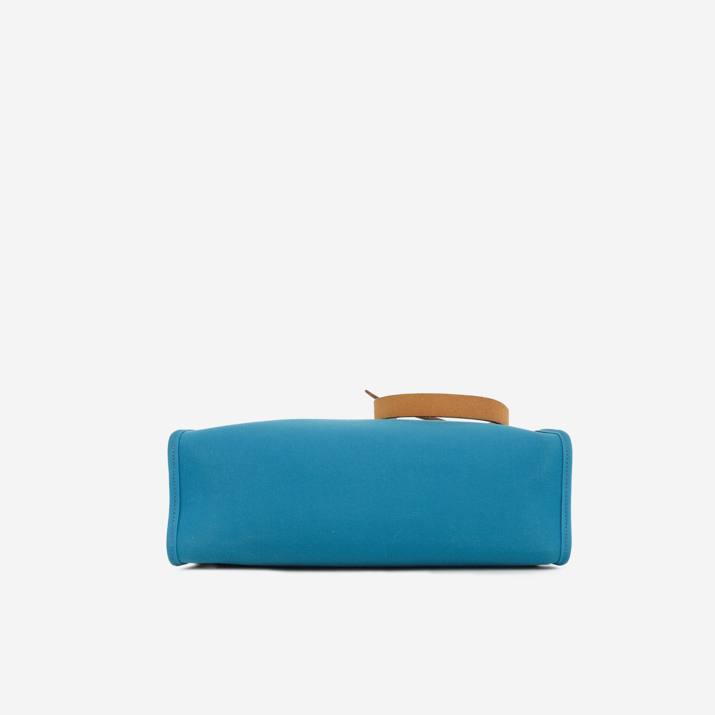 Hermès Herbag 31 - Blue Azteque Canvas /  Fauve Hunter | Palladium Hardware