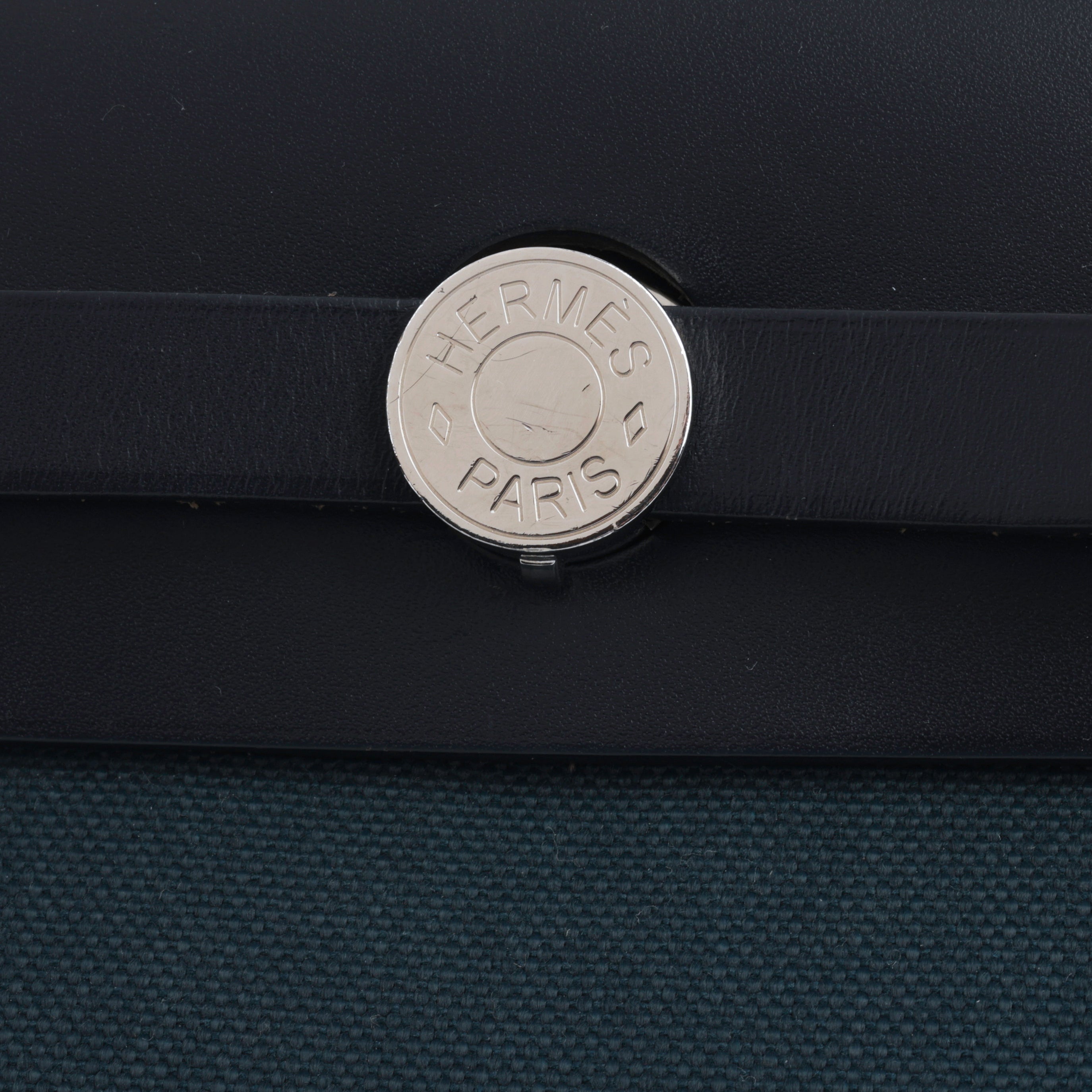 Hermès Herbag 31 - Bleu Ocean Canvas /  Indigo Hunter | Palladium Hardware
