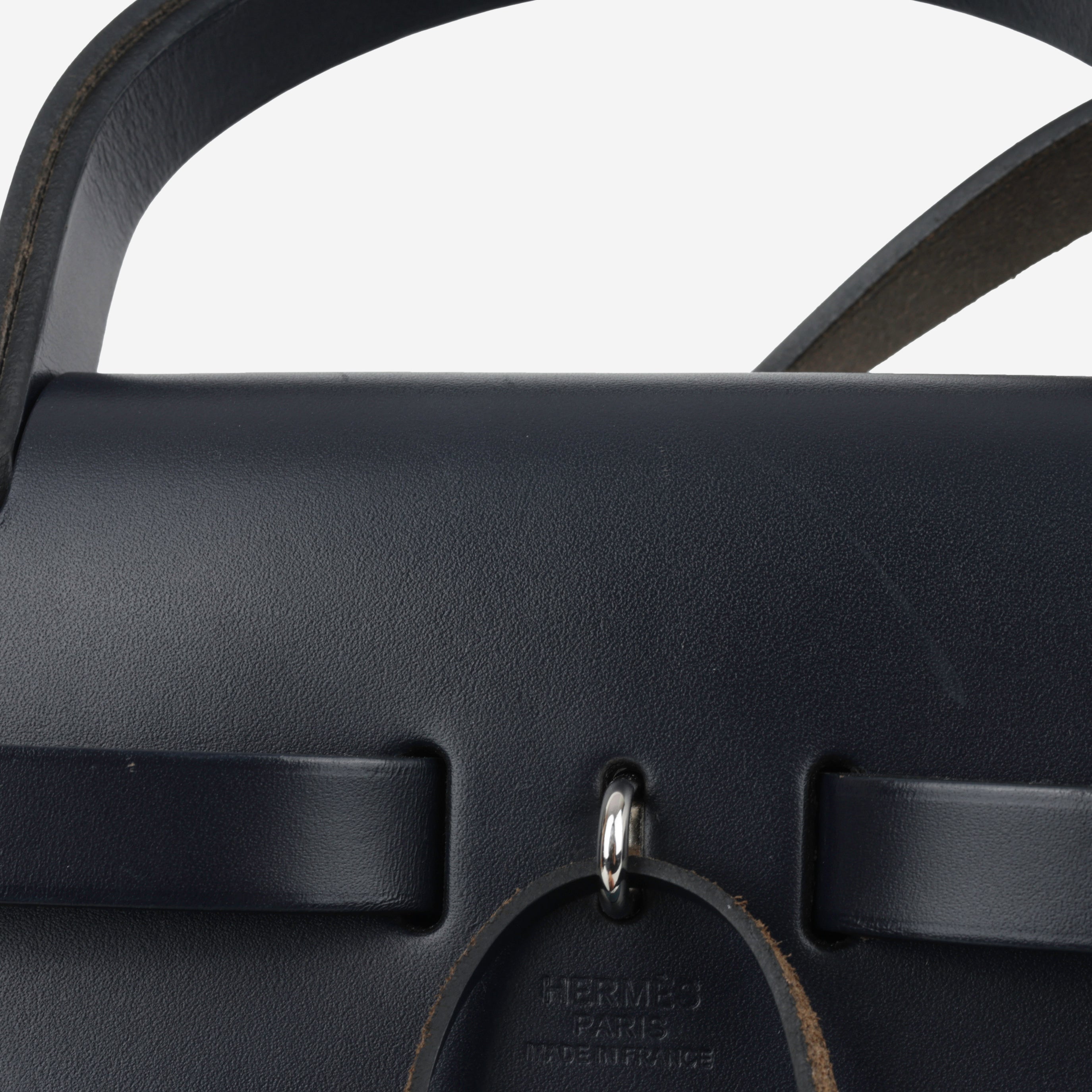 Hermès Herbag 31 - Bleu Ocean Canvas /  Indigo Hunter | Palladium Hardware