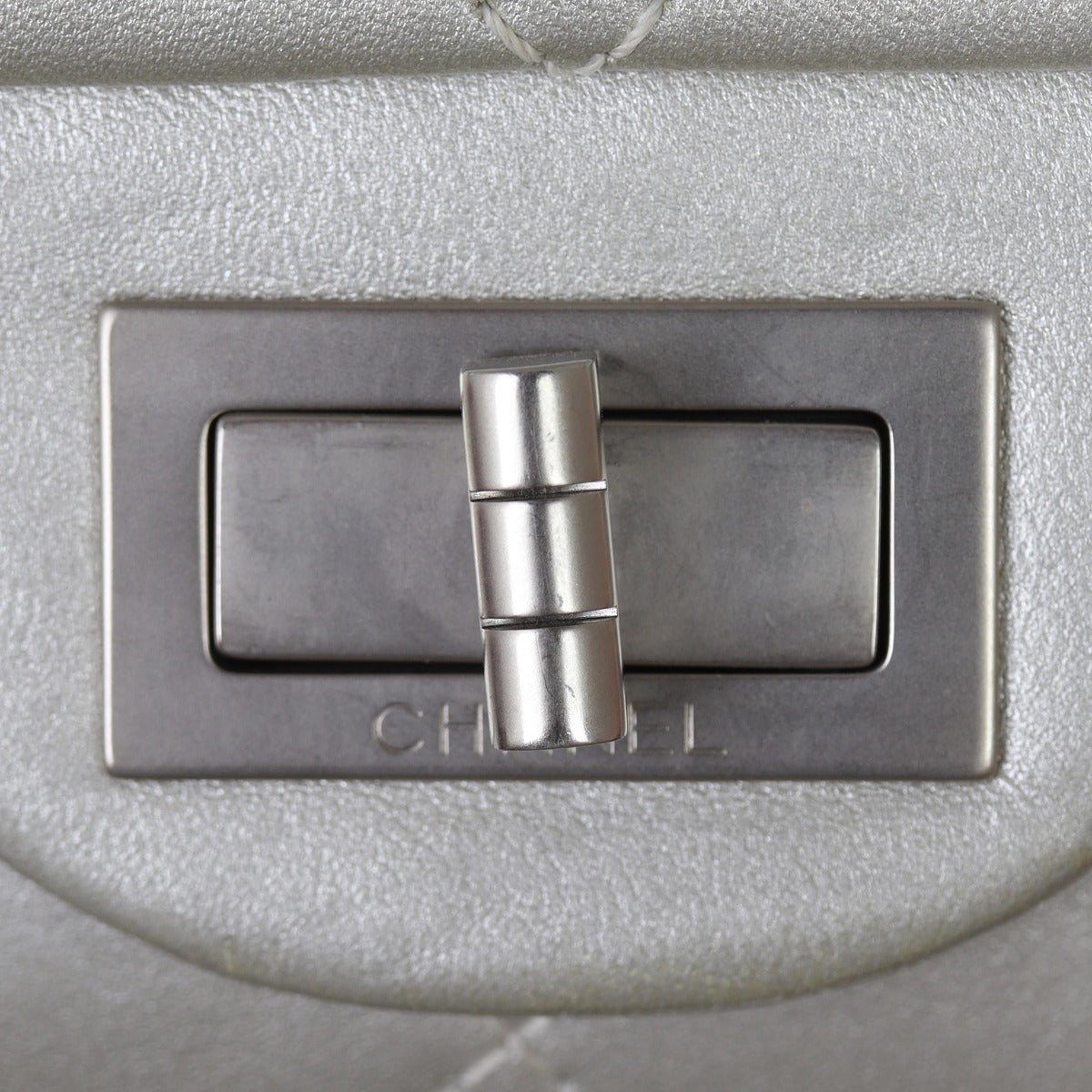 Chanel 2.55 Reissue 227 Double Flap Bag | Silver