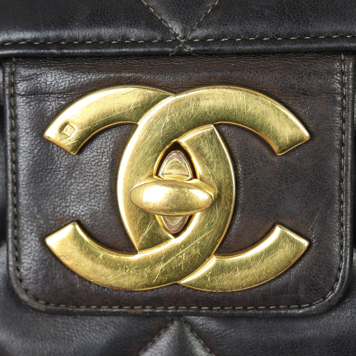Chanel CC Quilted Briefcase (vintage) | Black
