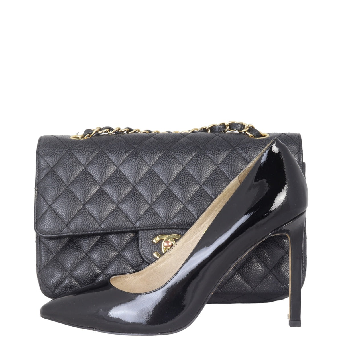 Chanel Classic Double Flap Medium | Black 12 Series