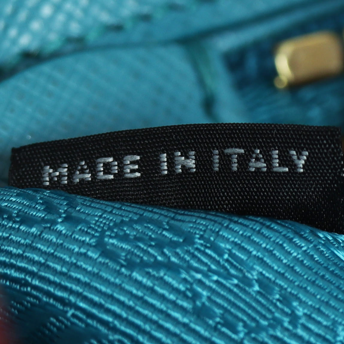 Prada Saffiano Lux Galleria Double Zip Tote Mini